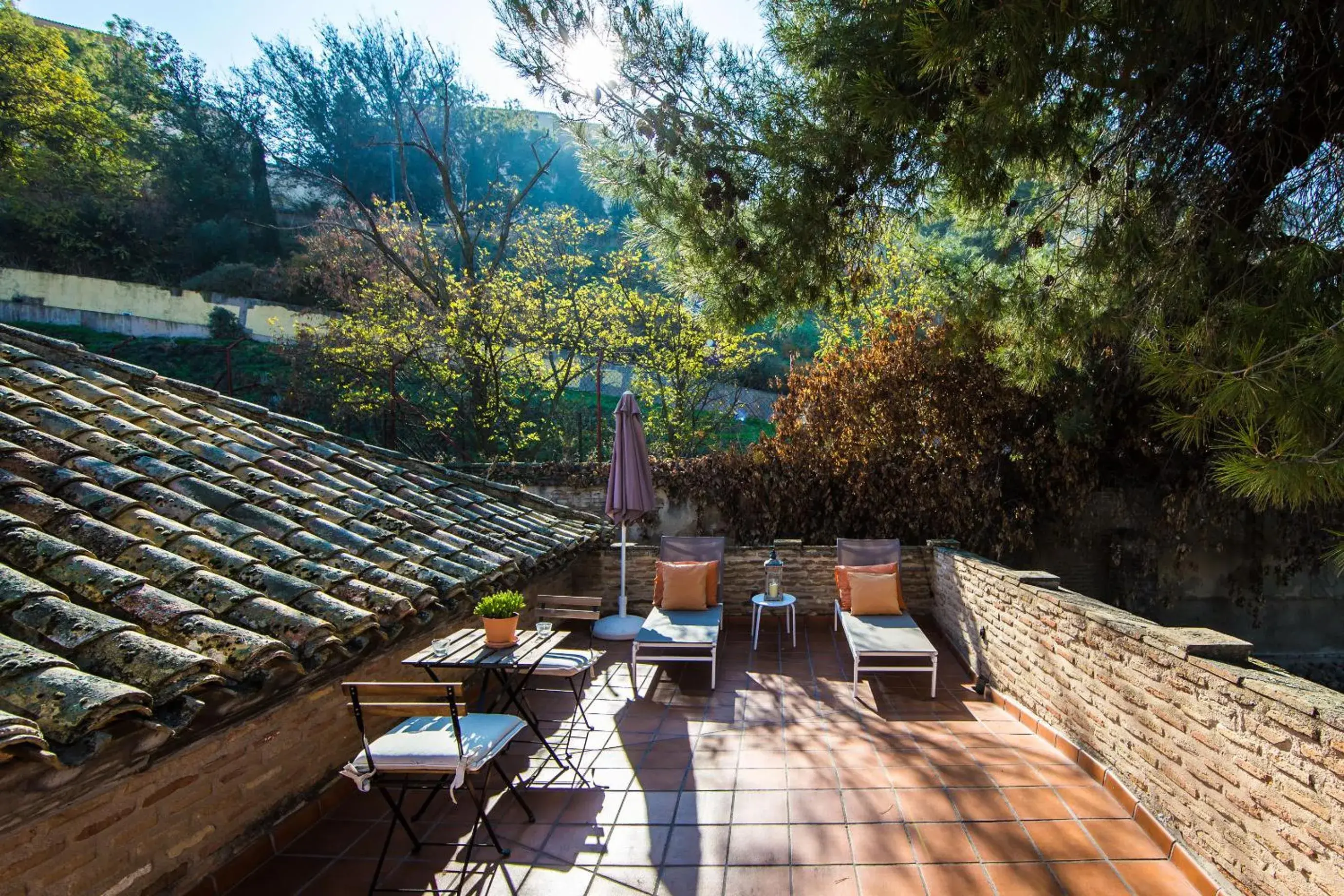 Patio in Hotel Hacienda del Cardenal