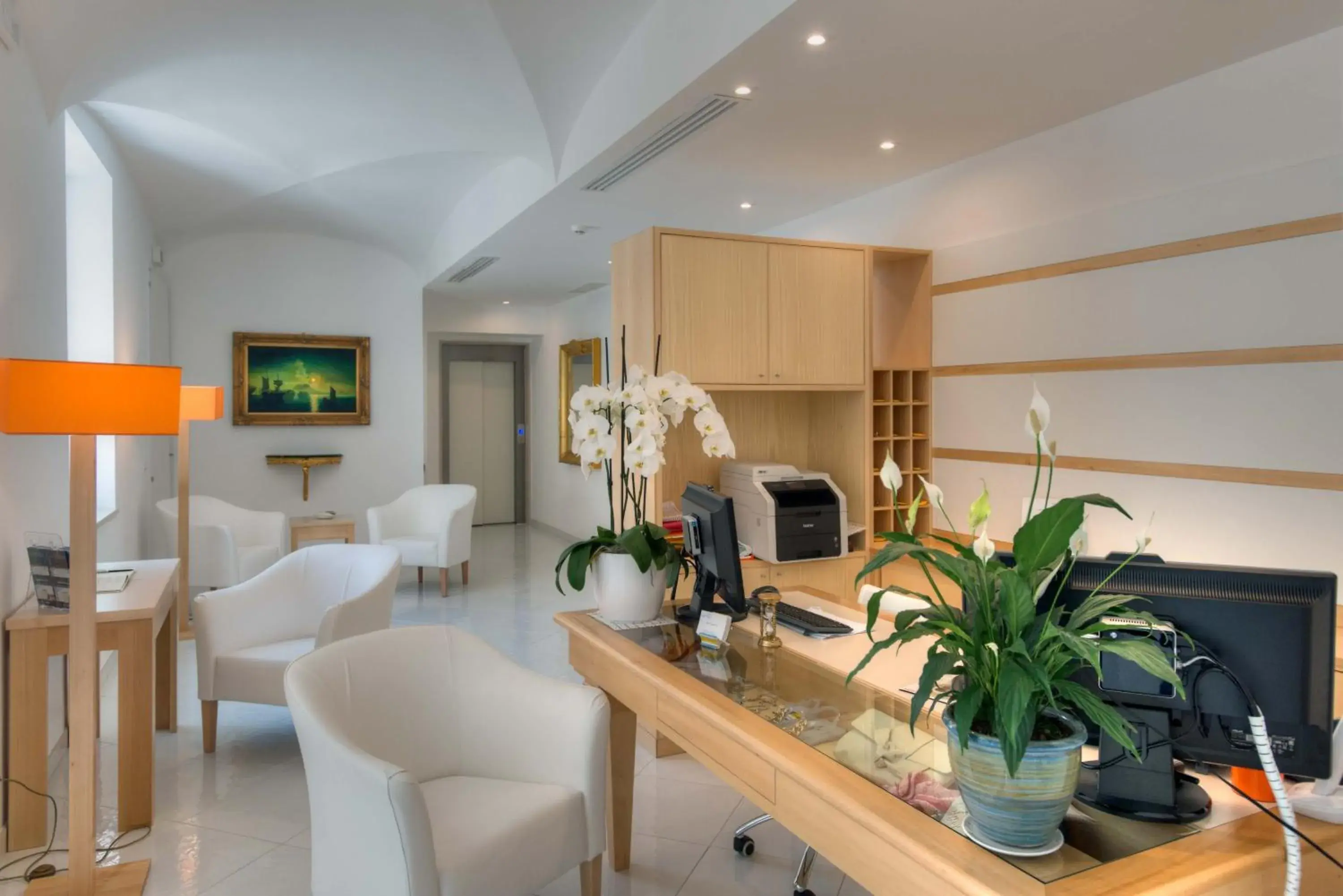 Lobby or reception in Boutique Hotel Helios Lobby or reception in Boutique Hotel Helios