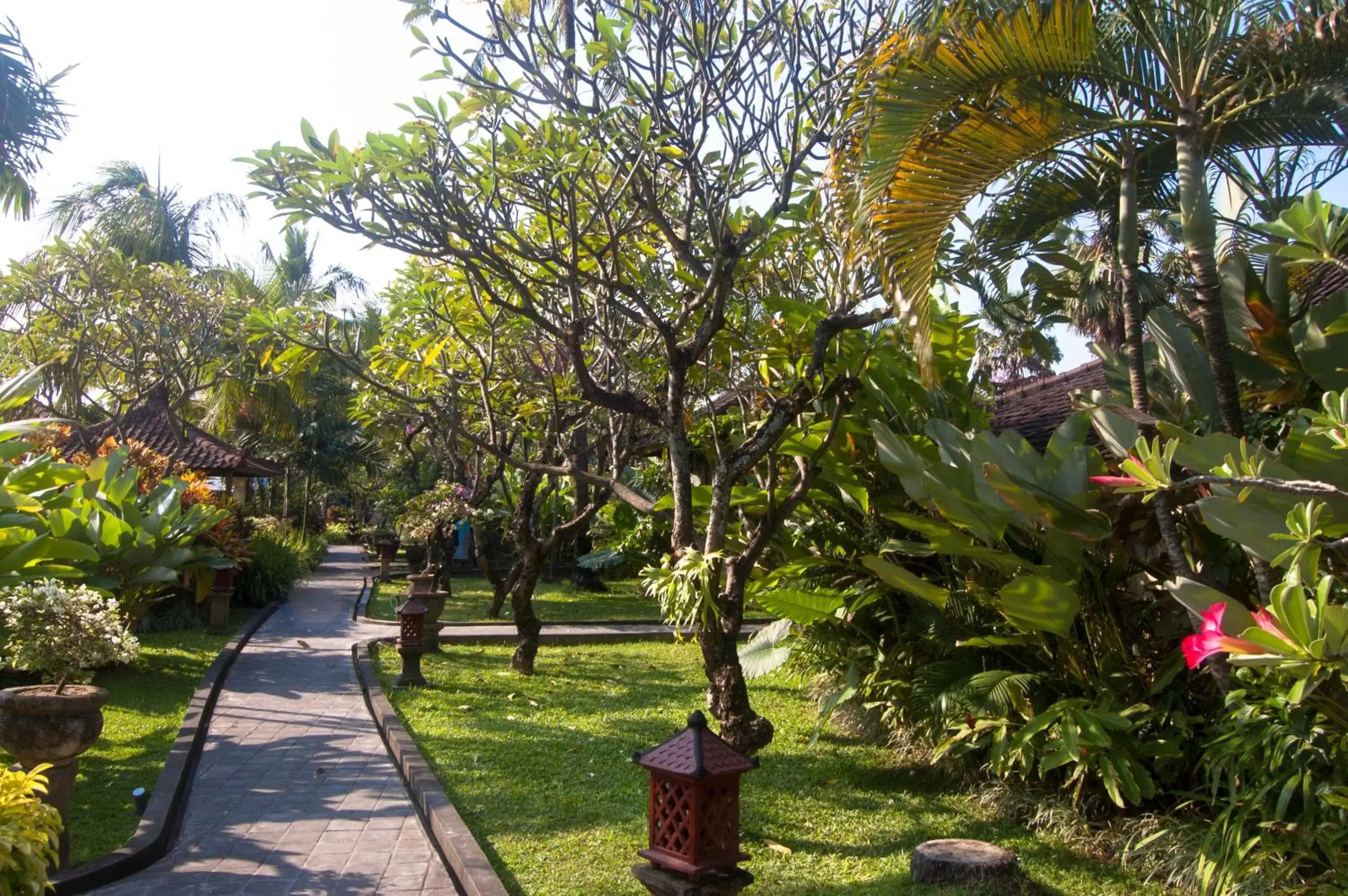 Garden in Kuta Puri Bungalows, Villas and Resort