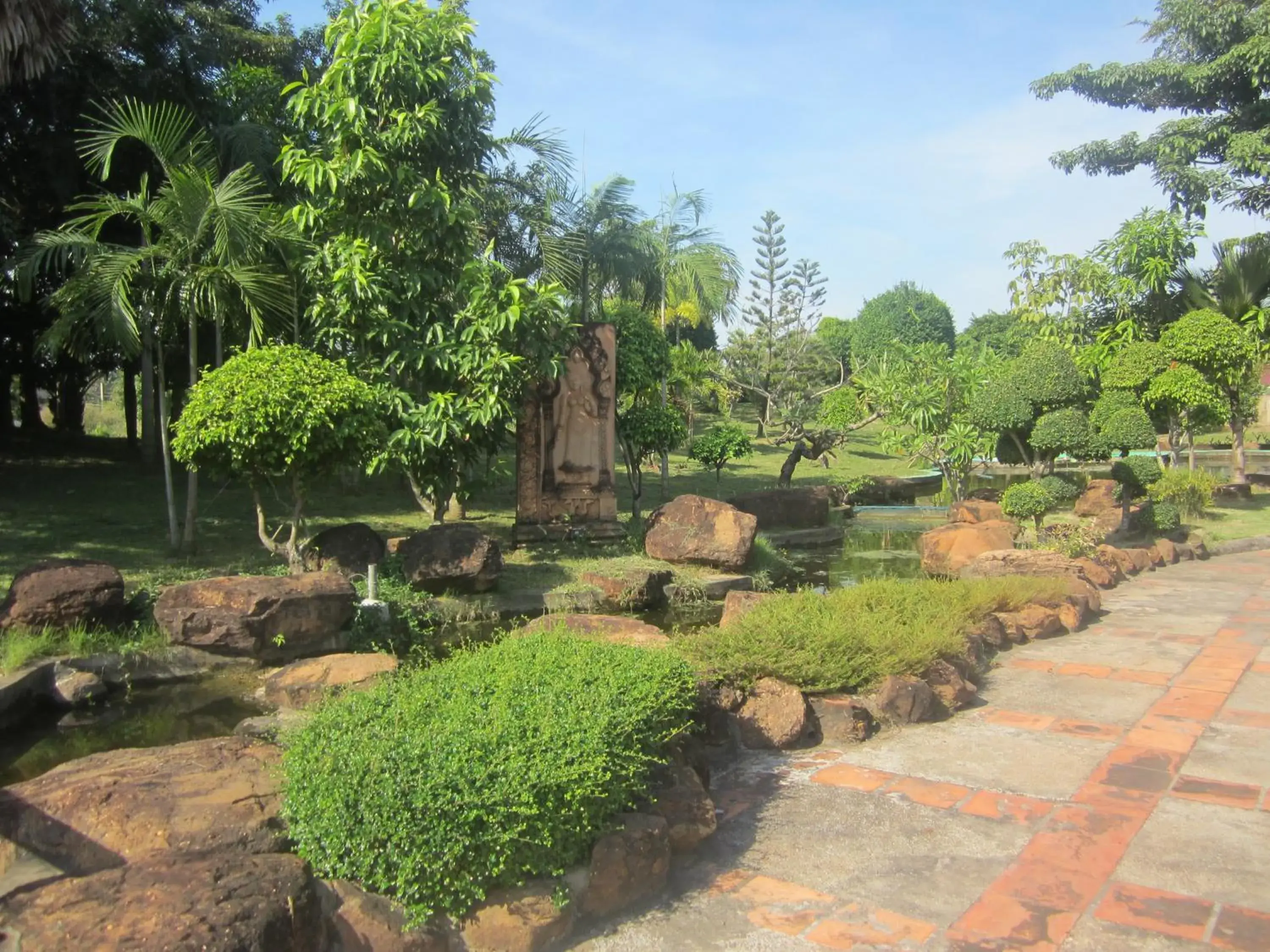 Garden in City Angkor Hotel