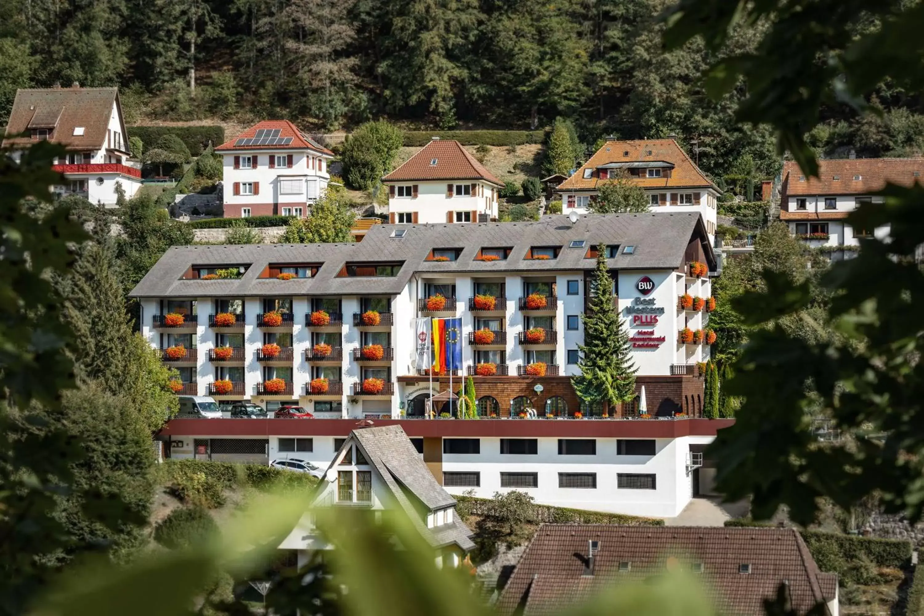 Property building, Bird's-eye View in Best Western Plus Schwarzwald Residenz