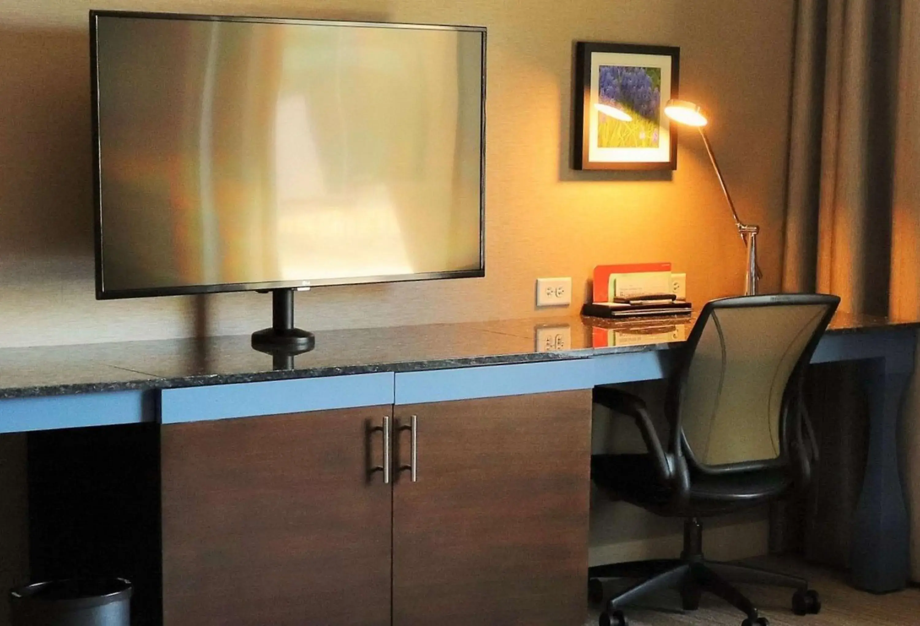 Bedroom, TV/Entertainment Center in Hilton Garden Inn Austin Airport