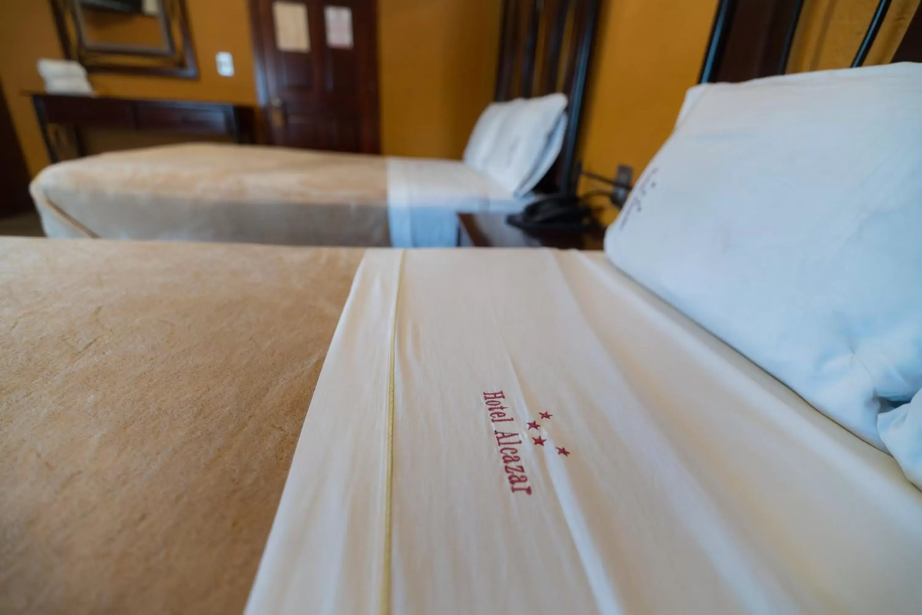 Bed in Hotel Alcazar - Guadalajara Centro Historico