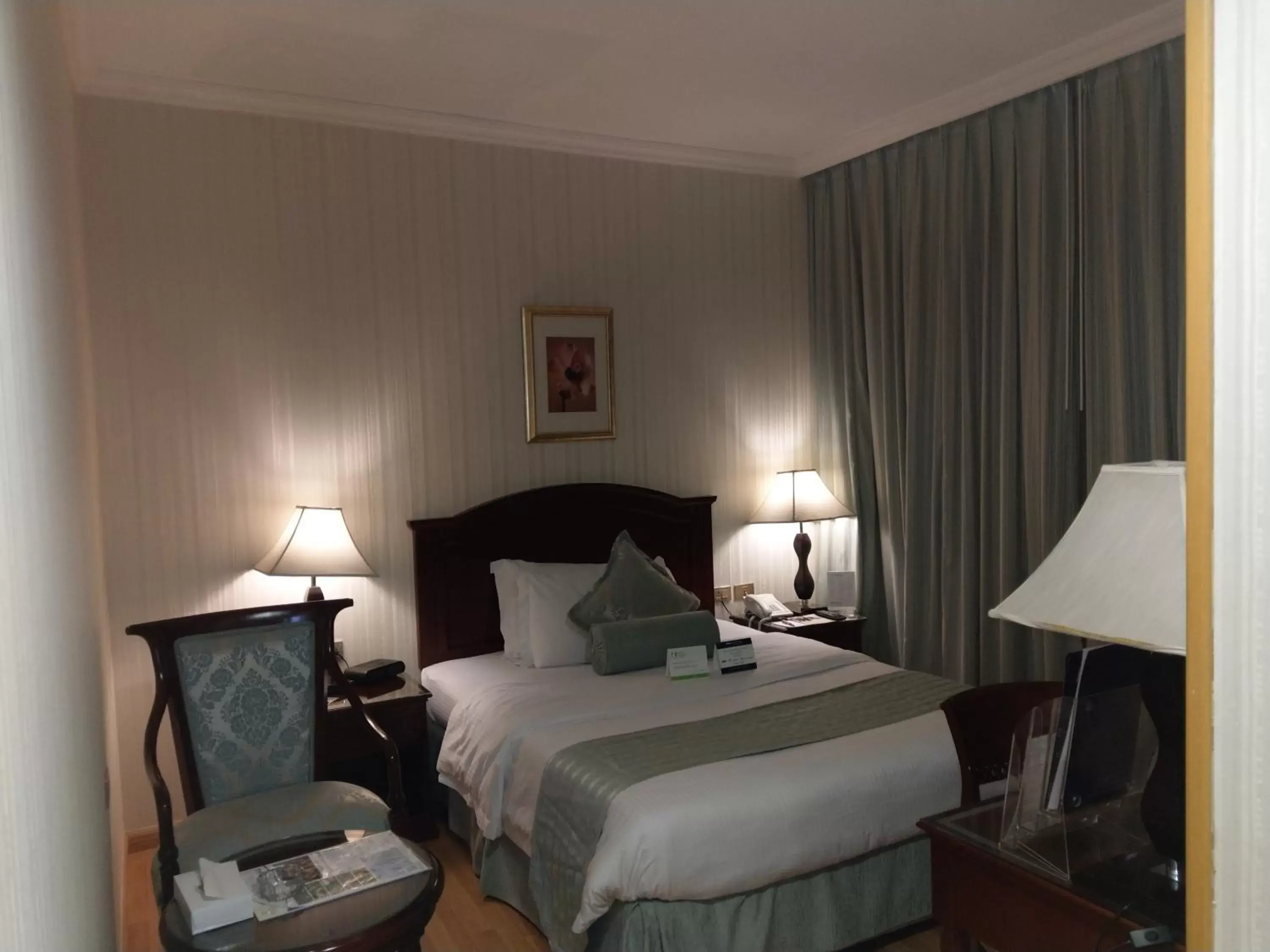 Bed in Swiss Al Hamra Hotel
