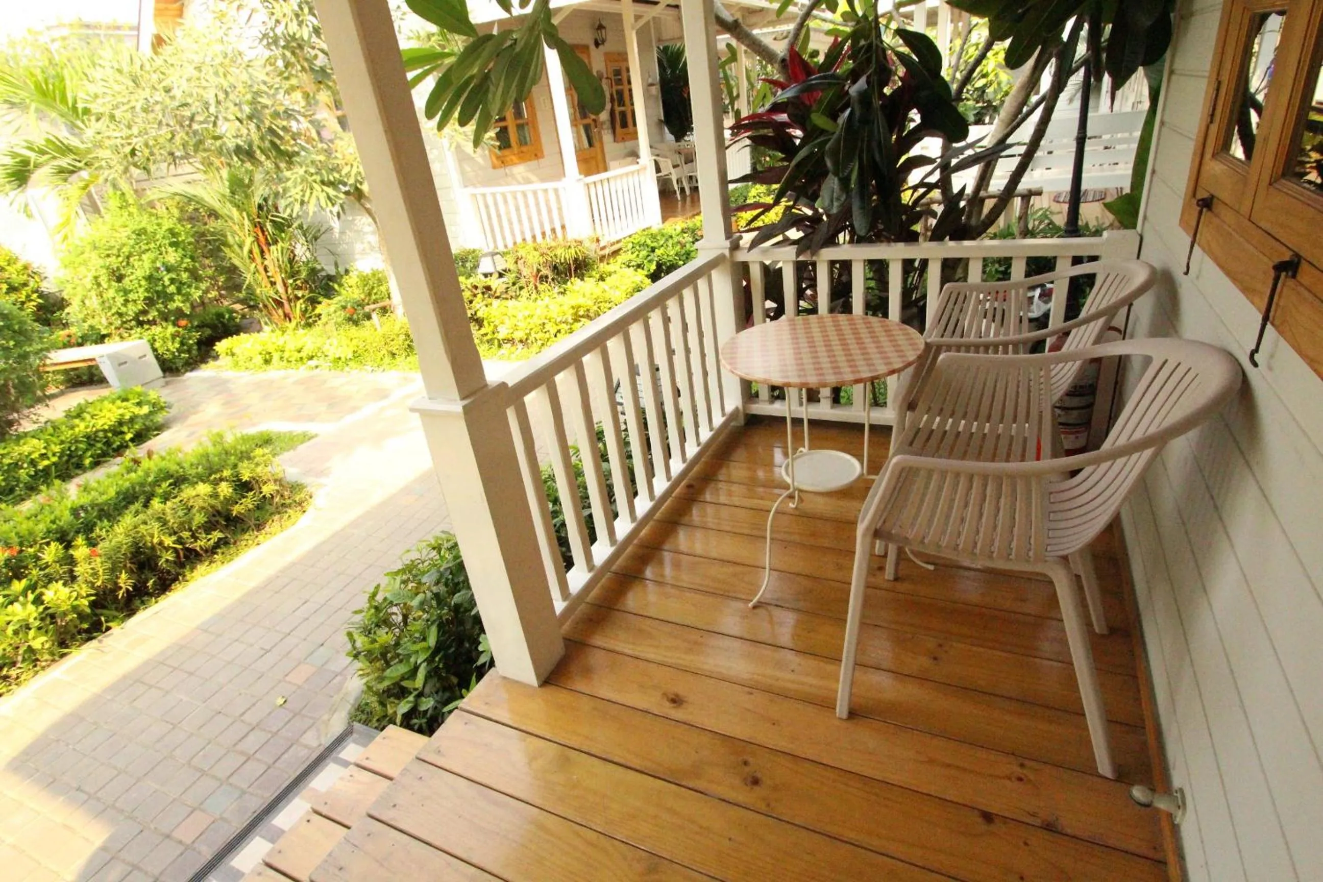 Patio in At Residence Suvarnabhumi Hotel