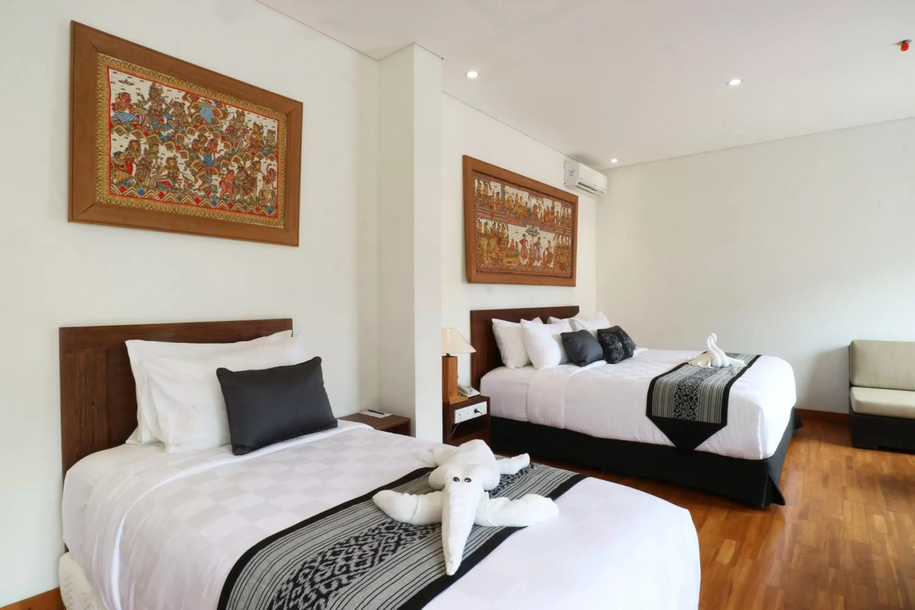 Bedroom, Bed in Hotel Puriartha Ubud - CHSE Certified