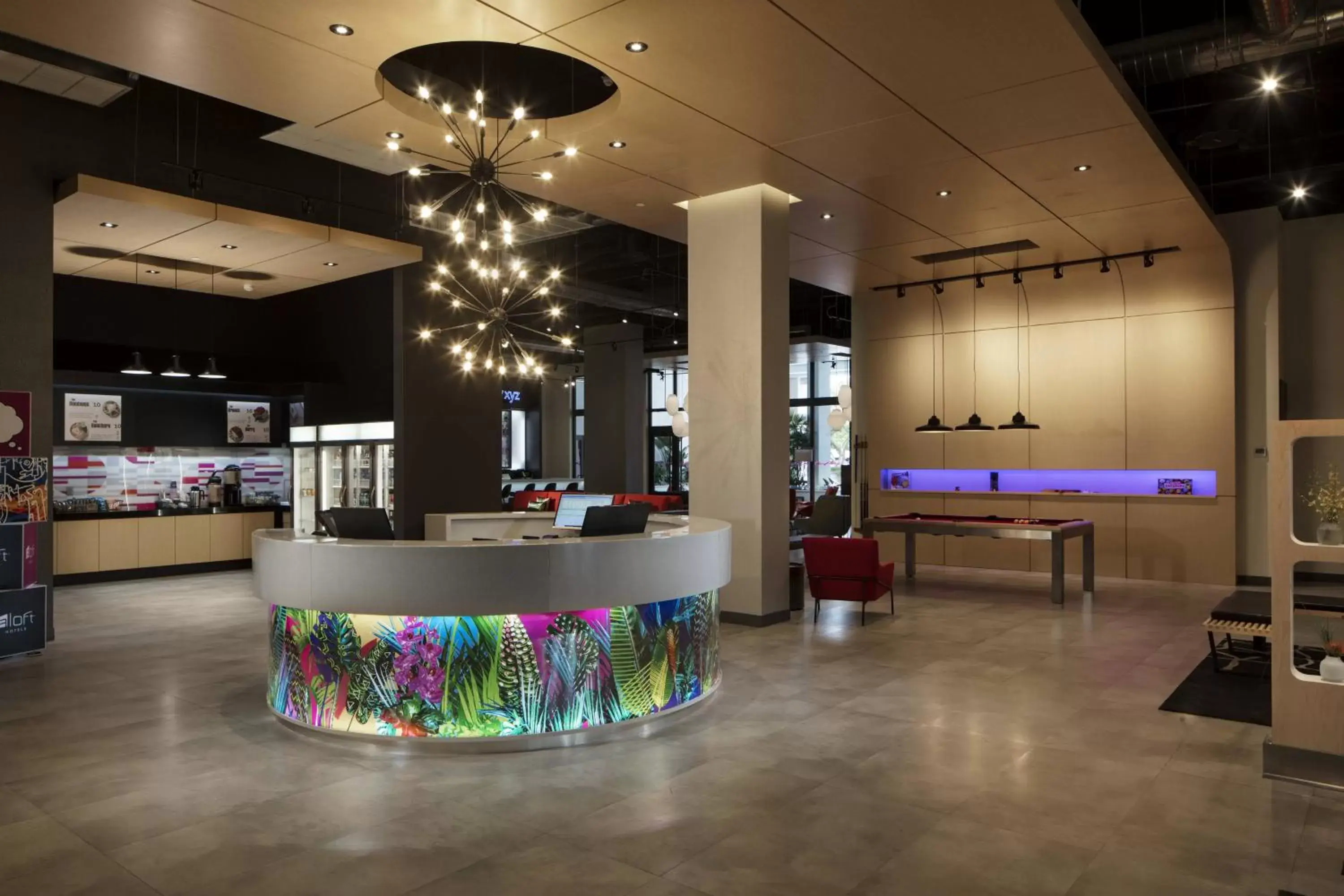 Lobby or reception in Aloft Coral Gables