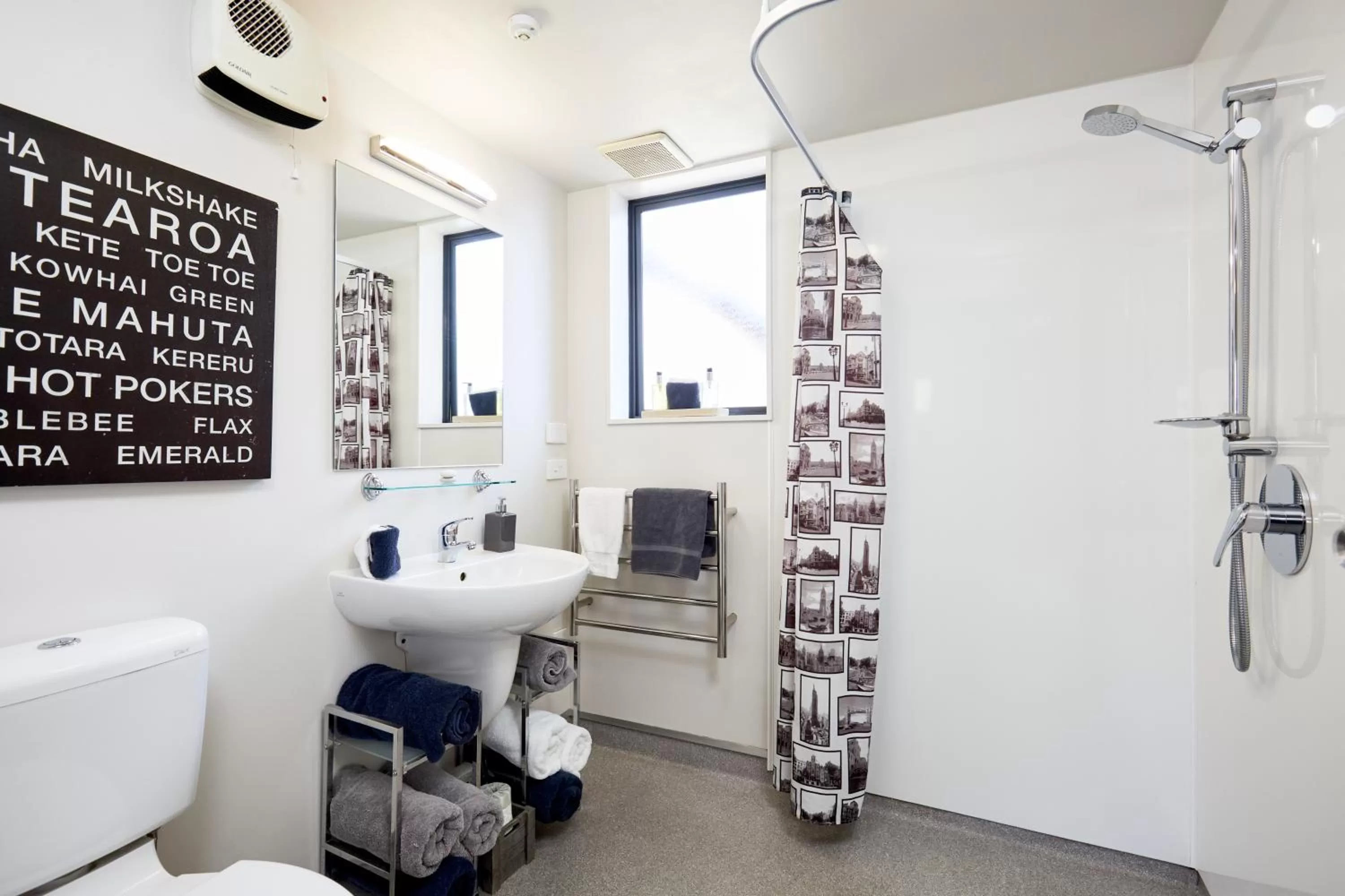 Shower in Blenheim Palms Motel