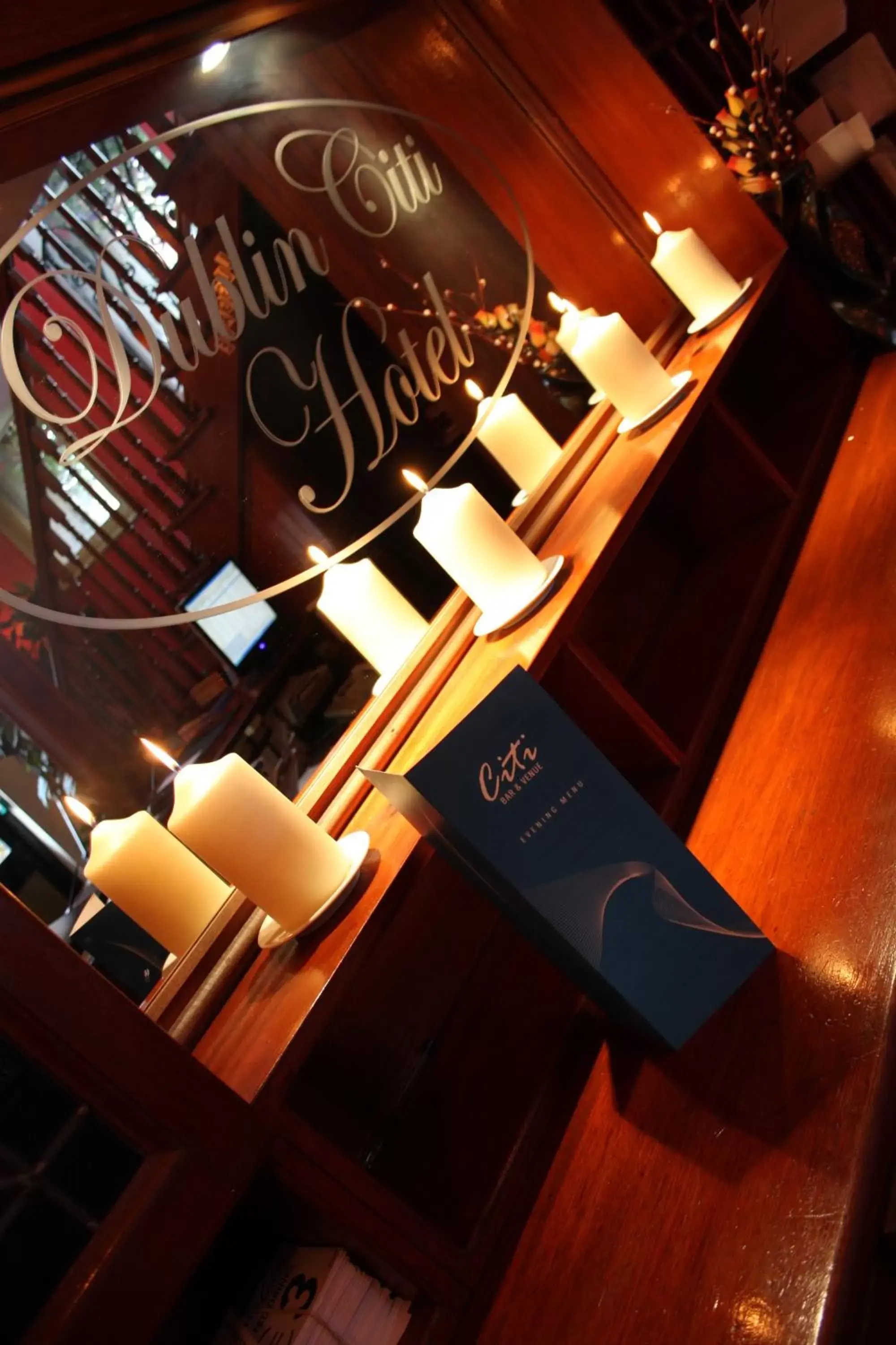 Lobby or reception in Dublin Citi Hotel of Temple Bar Lobby or reception in Dublin Citi Hotel of Temple Bar