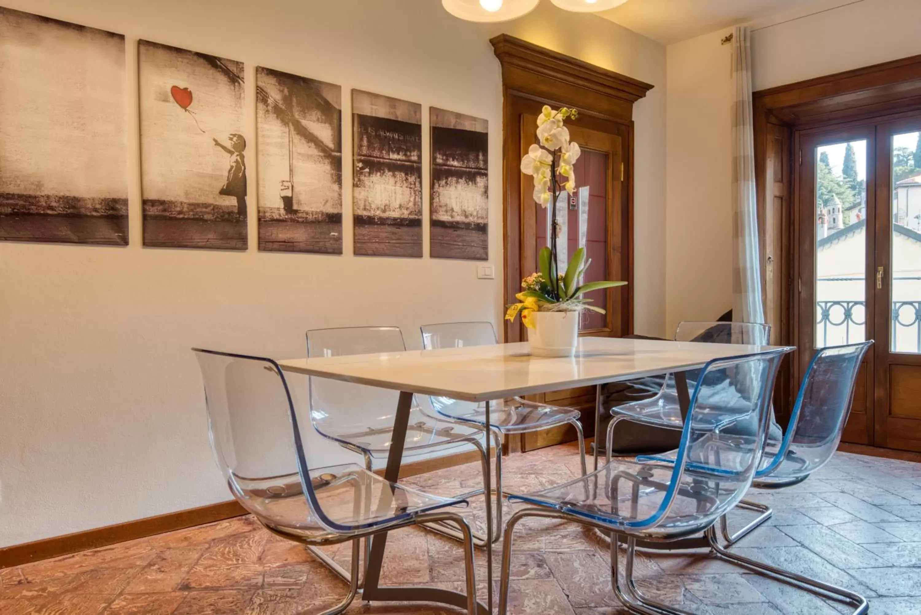 Living room, Dining Area in Palazzo Rivola