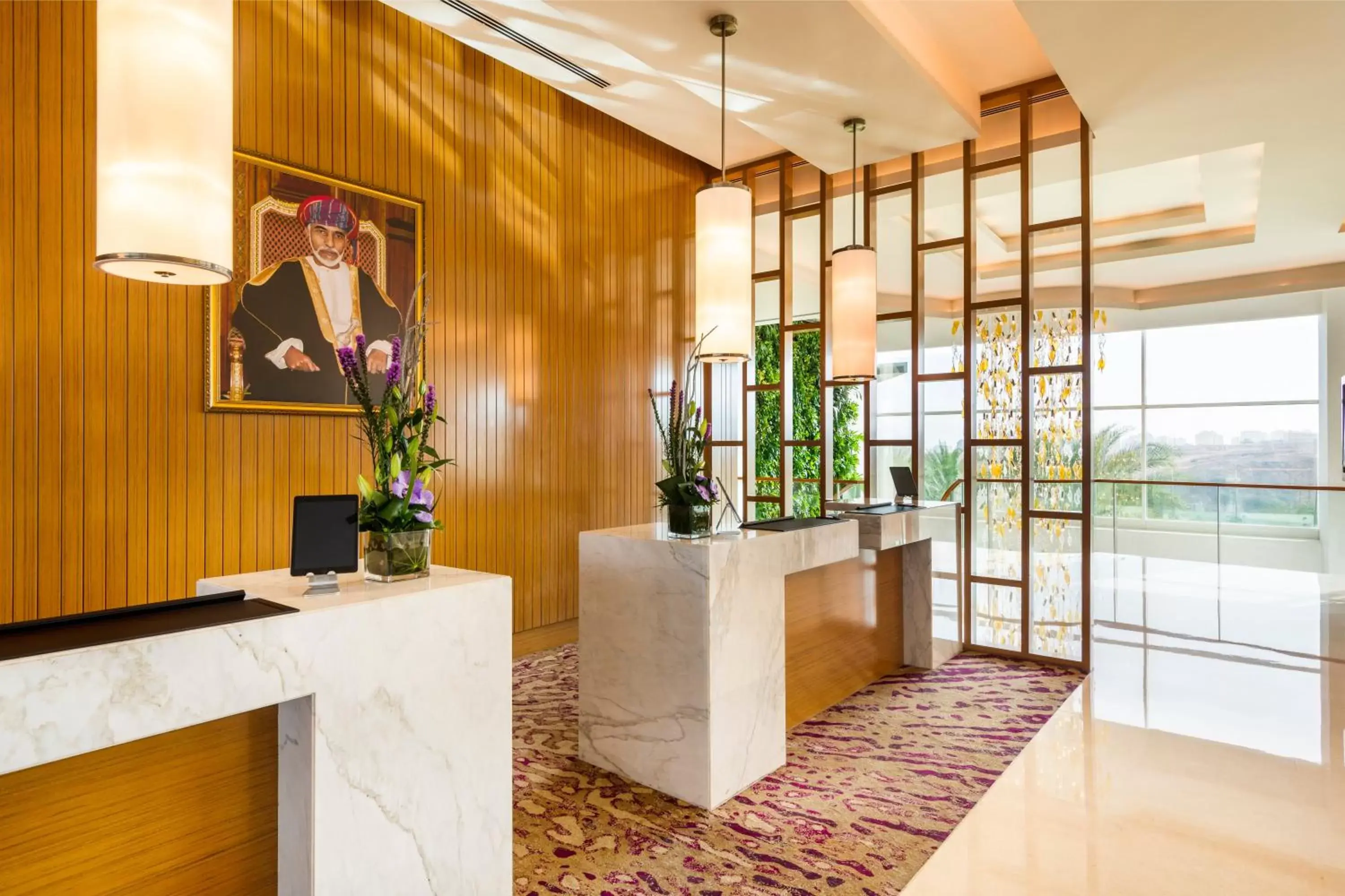 Property building, Lobby/Reception in Crowne Plaza Muscat OCEC, an IHG Hotel