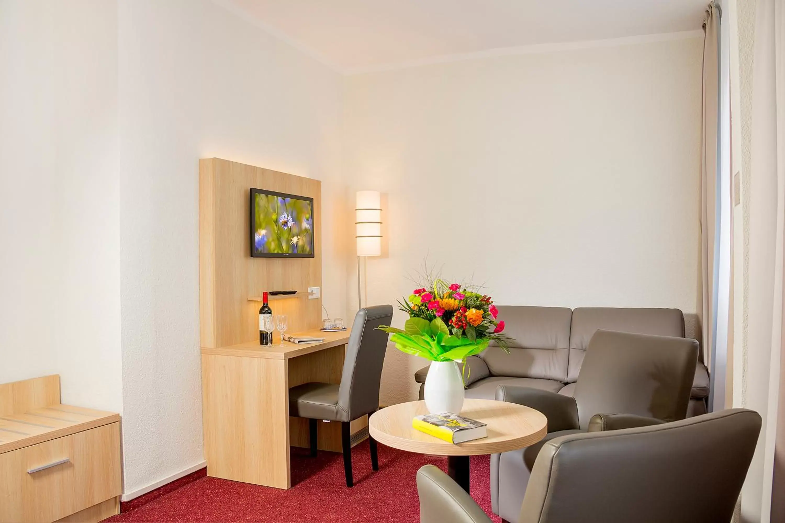 TV and multimedia, Seating Area in Garni Eden Hotels