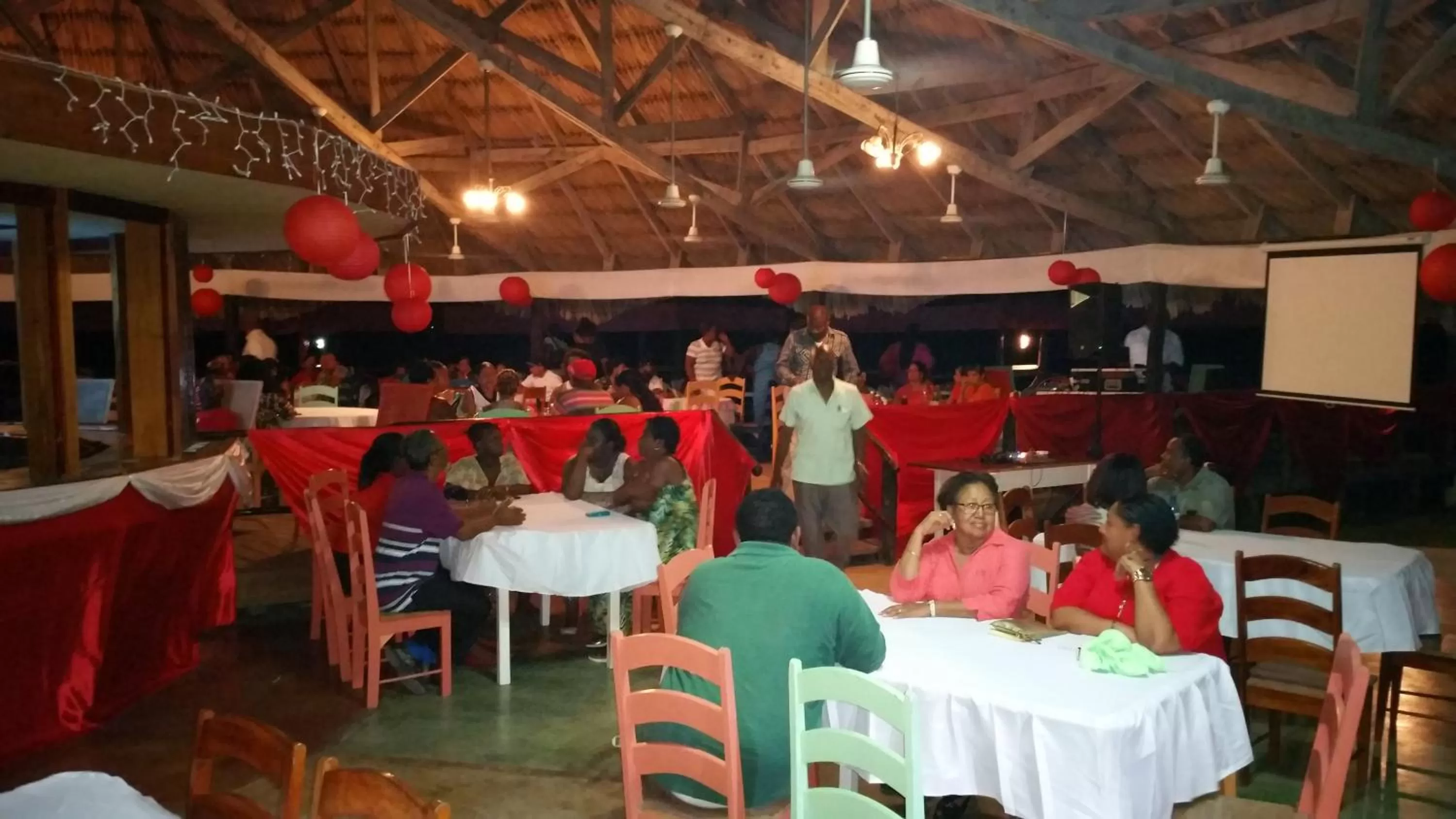 People in Lamanai Hotel & Marina