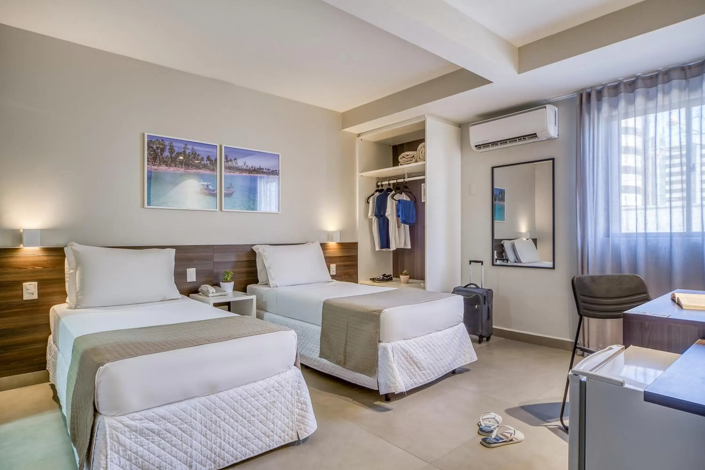 Bedroom in Tambaqui Praia Hotel
