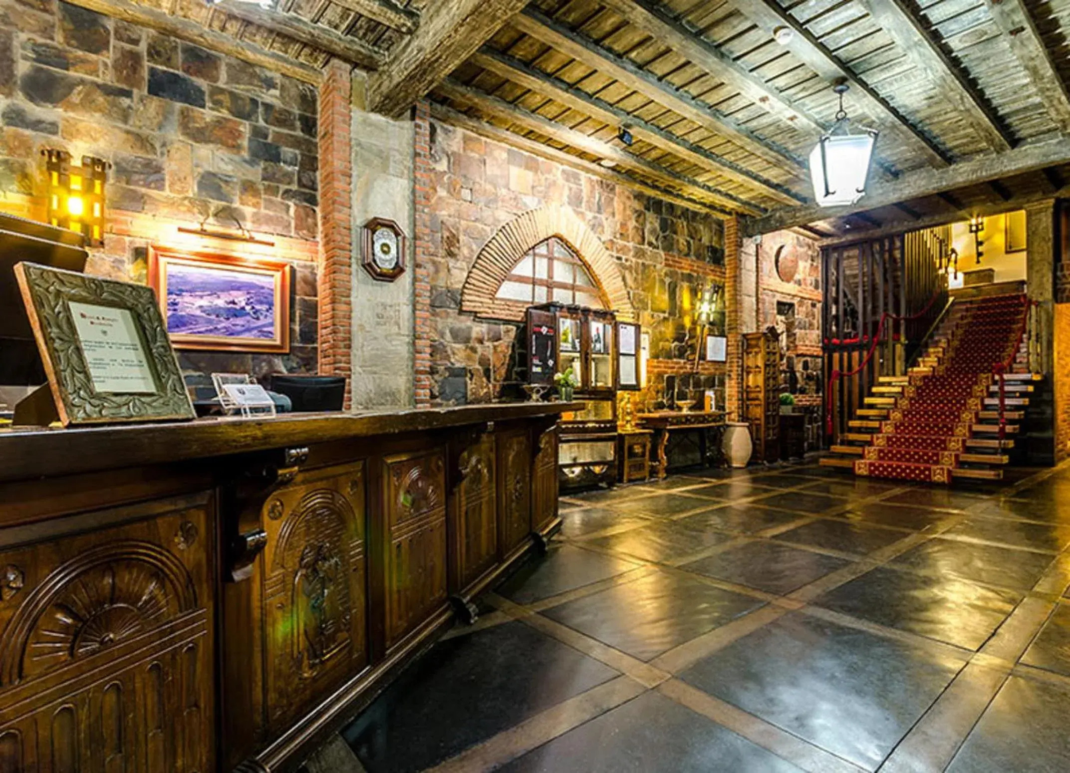 Lobby or reception in Hotel Temple Ponferrada Lobby or reception in Hotel Temple Ponferrada