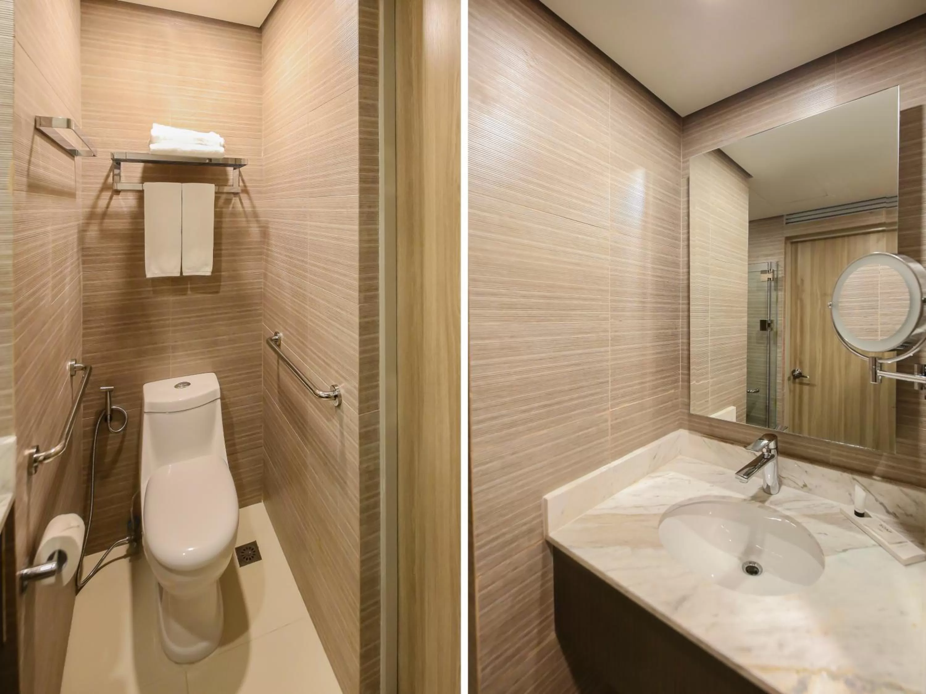 Bathroom in Capital O 804 The Residences at Bonifacio Civic Center