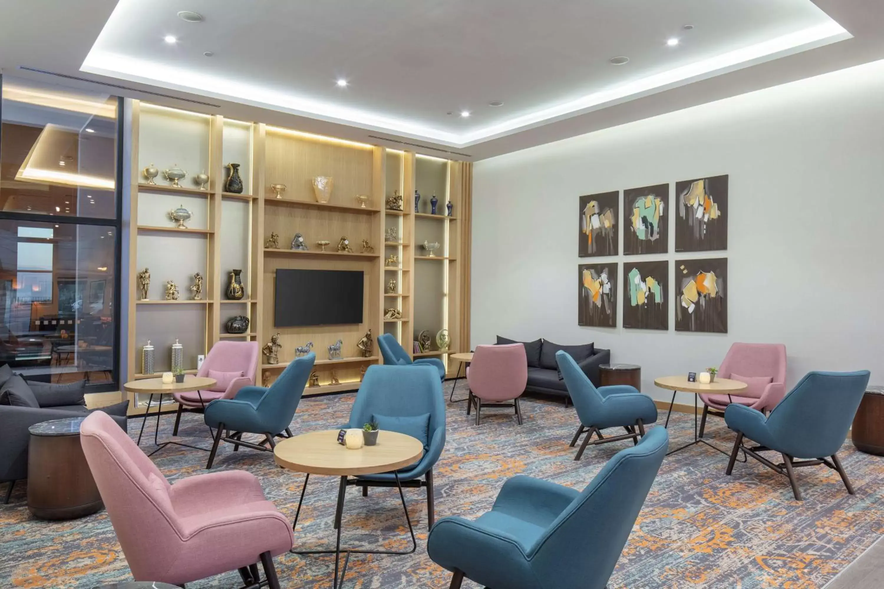 Lobby or reception, Lounge/Bar in Hilton Garden Inn Erzurum