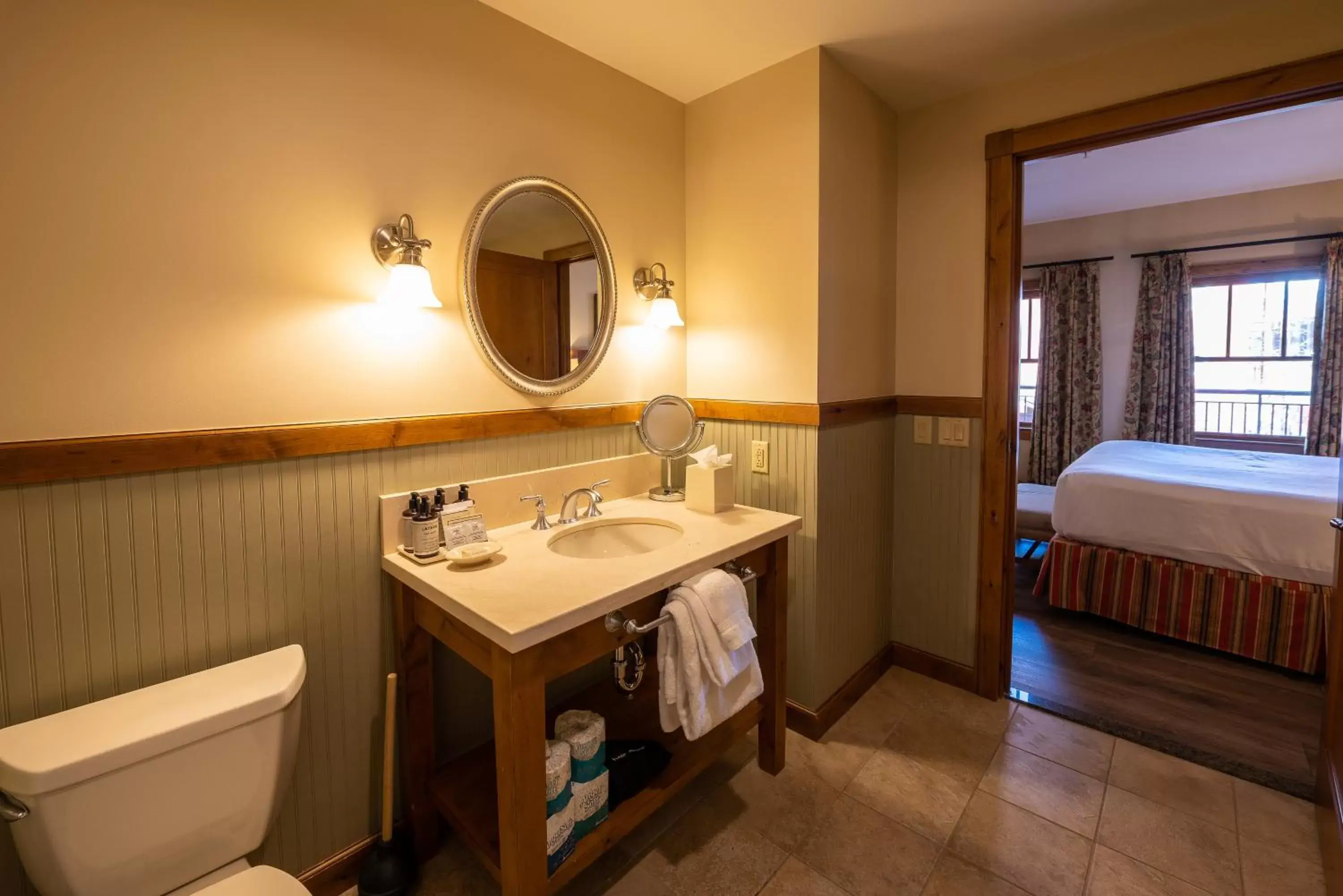 Bathroom in The Lodge at Mountaineer Square