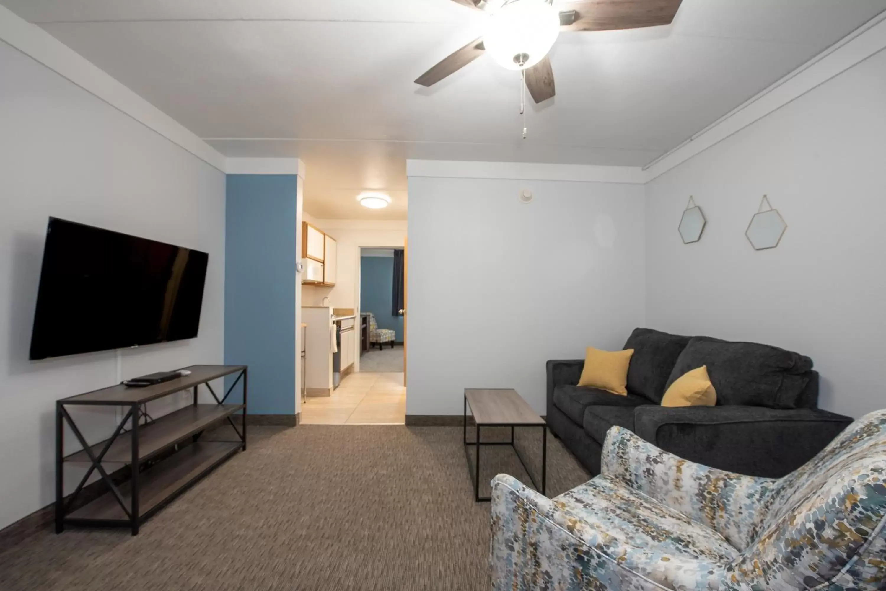 Living room, Seating Area in Hotel Pommier Indianola