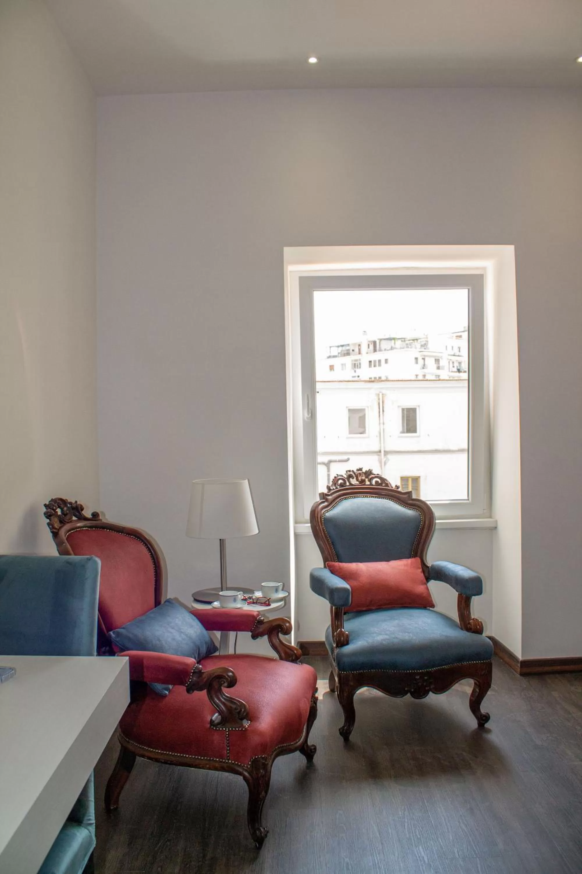 Living room in Palazzo Cappuccini Art Relais