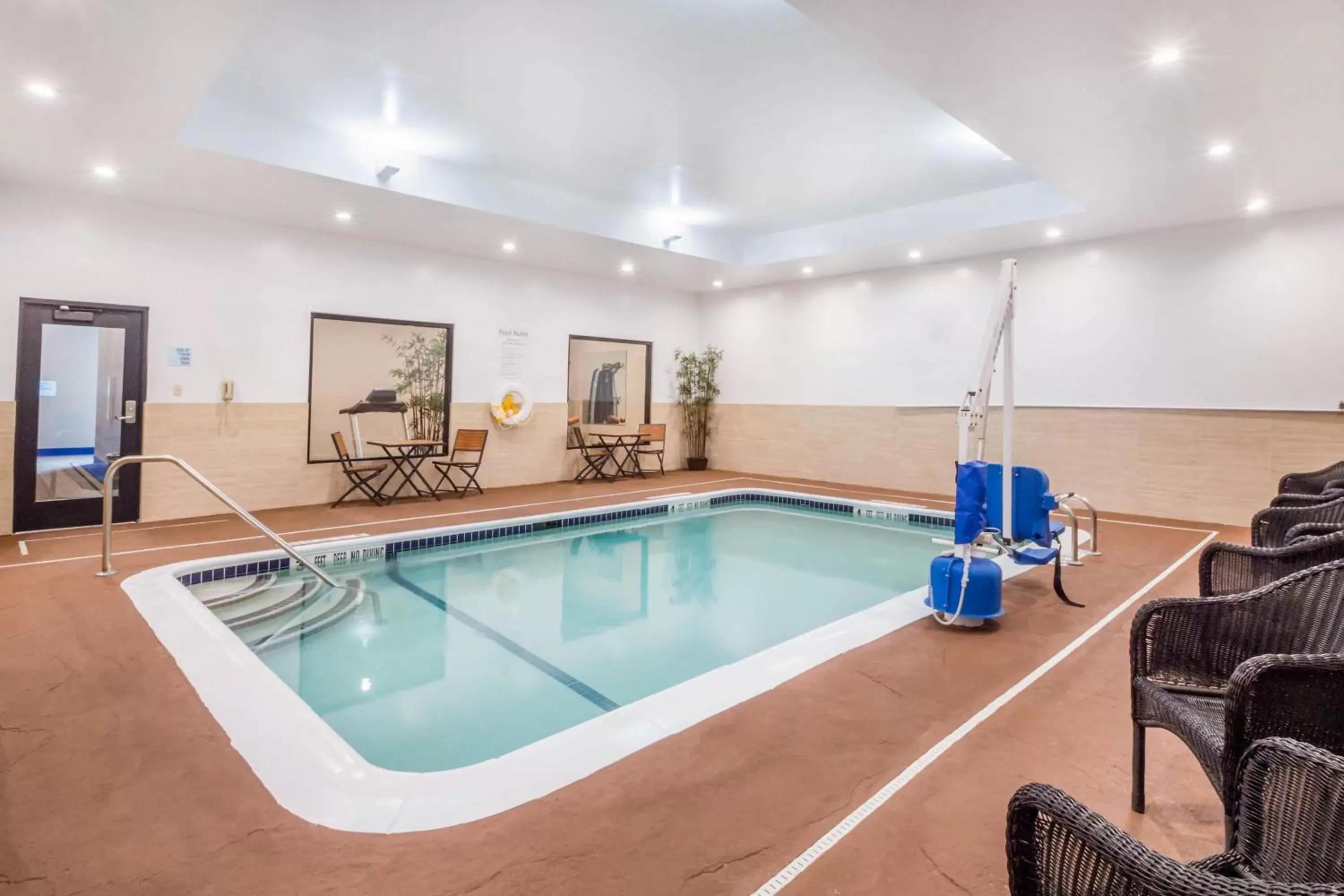 Swimming Pool in Holiday Inn Express & Suites - Albany Airport - Wolf Road, an IHG Hotel