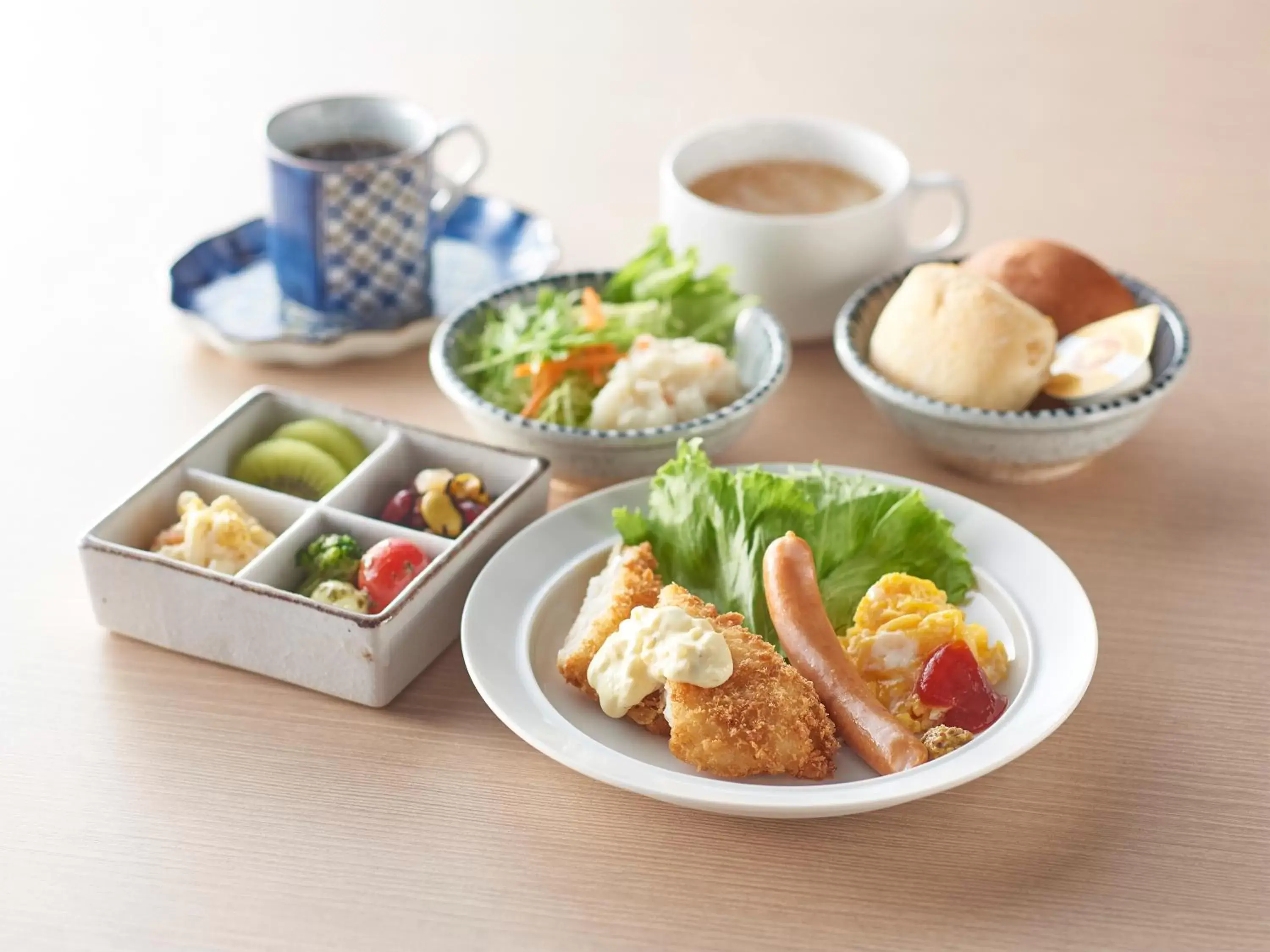 Food close-up in UNIZO INN Shin-Osaka