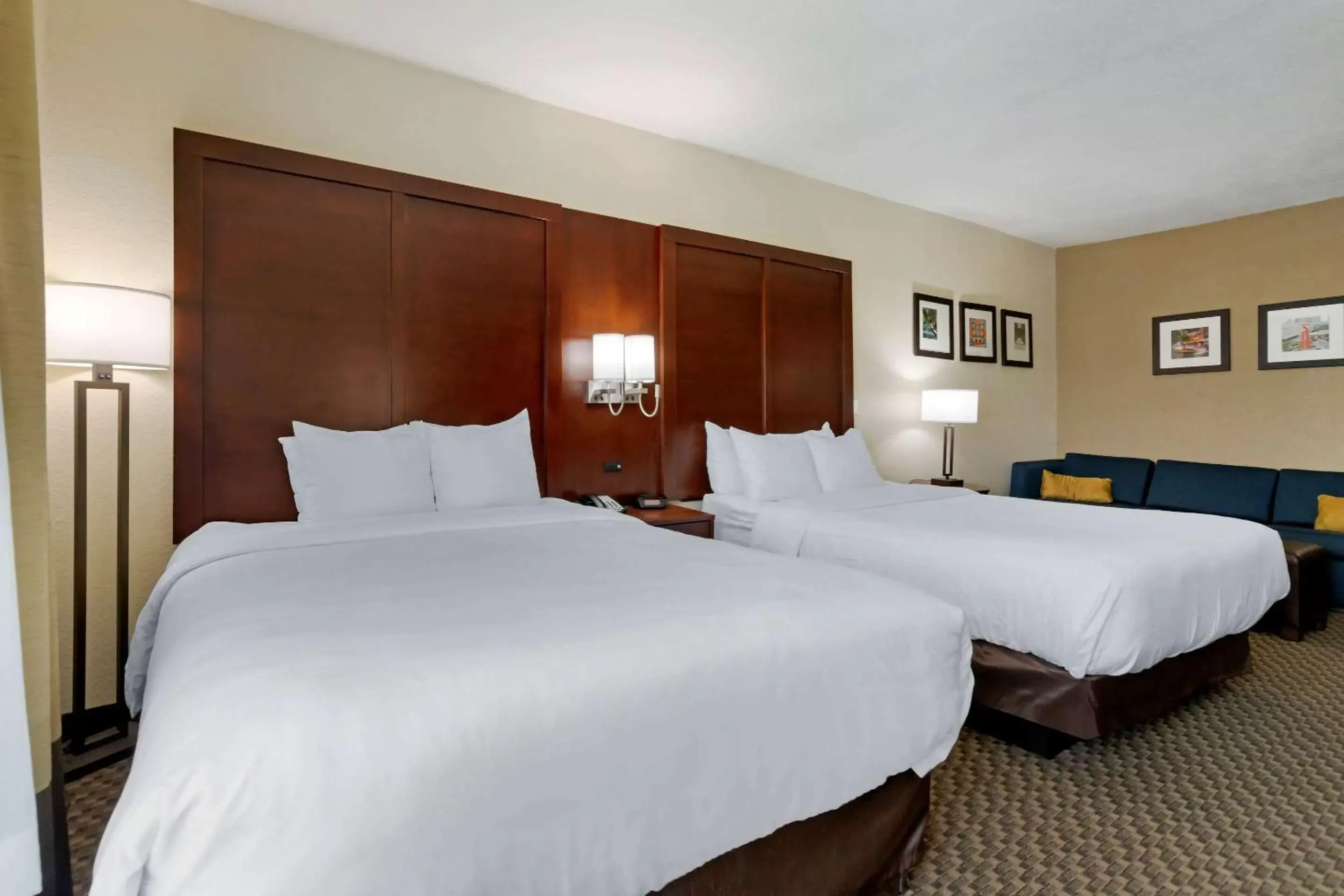 Photo of the whole room, Bed in Comfort Inn & Suites Near Six Flags & Medical Center