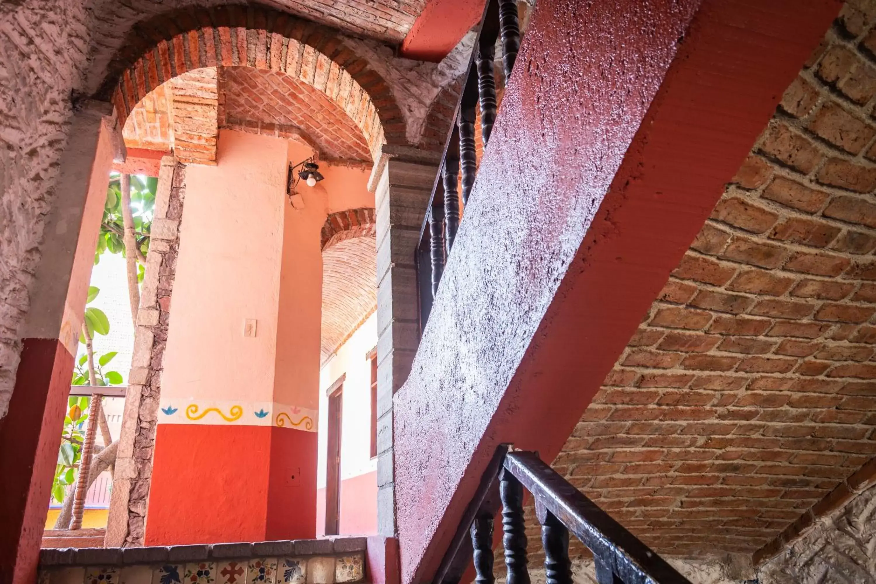 Patio in Hotel Hacienda de Cobos