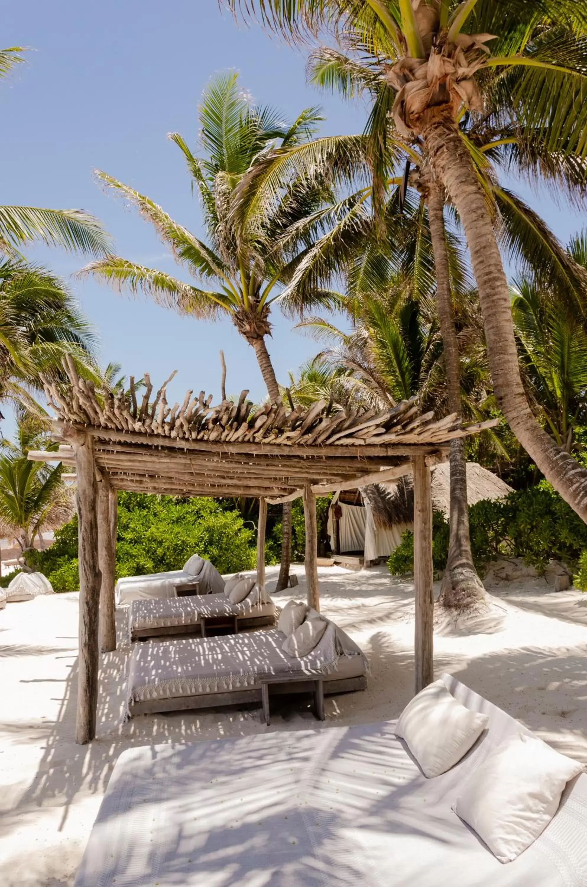 sunbed in La Valise Tulum, Member of Small Luxury Hotels sunbed in La Valise Tulum, Member of Small Luxury Hotels