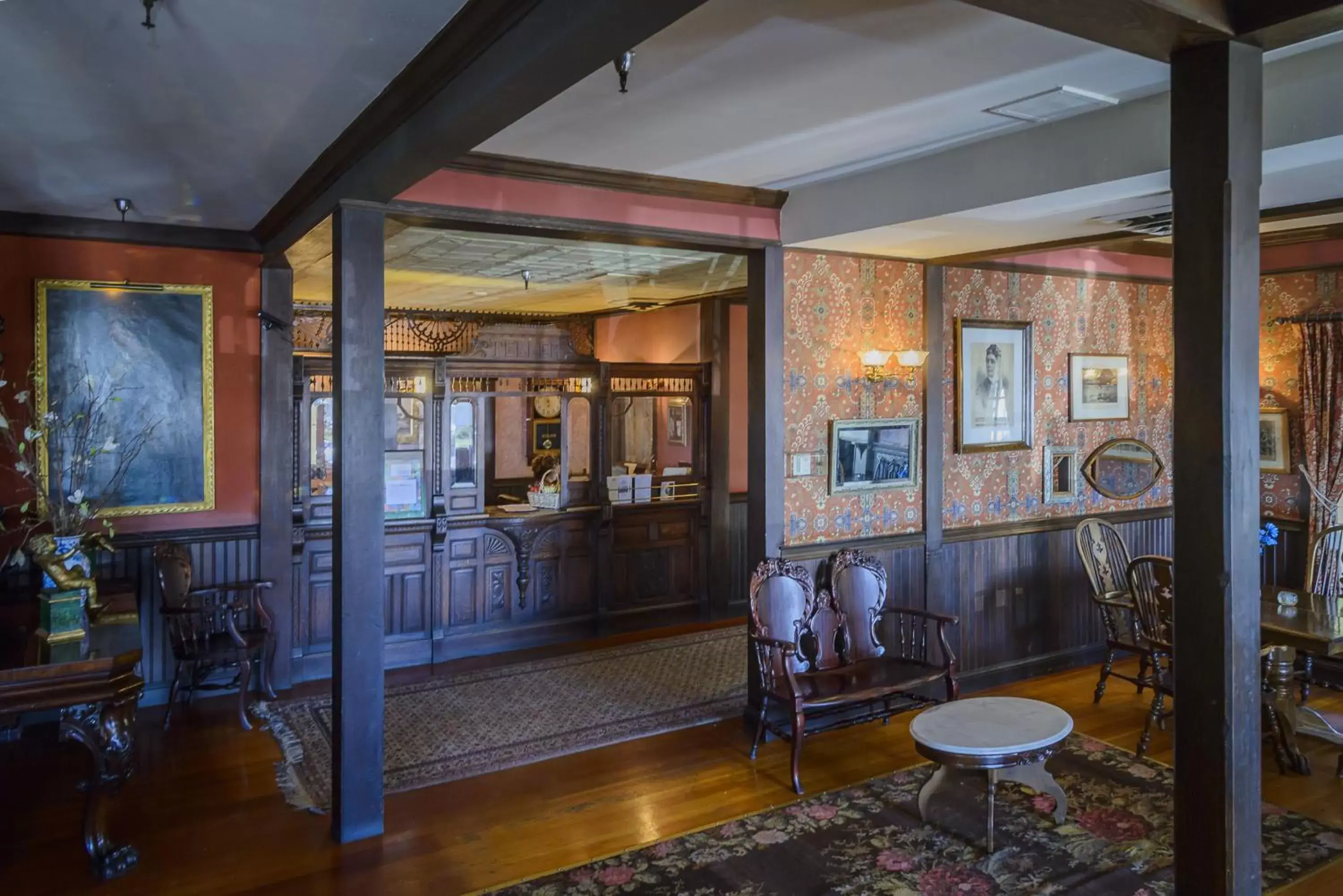 Lobby or reception in Mendocino Hotel & Garden