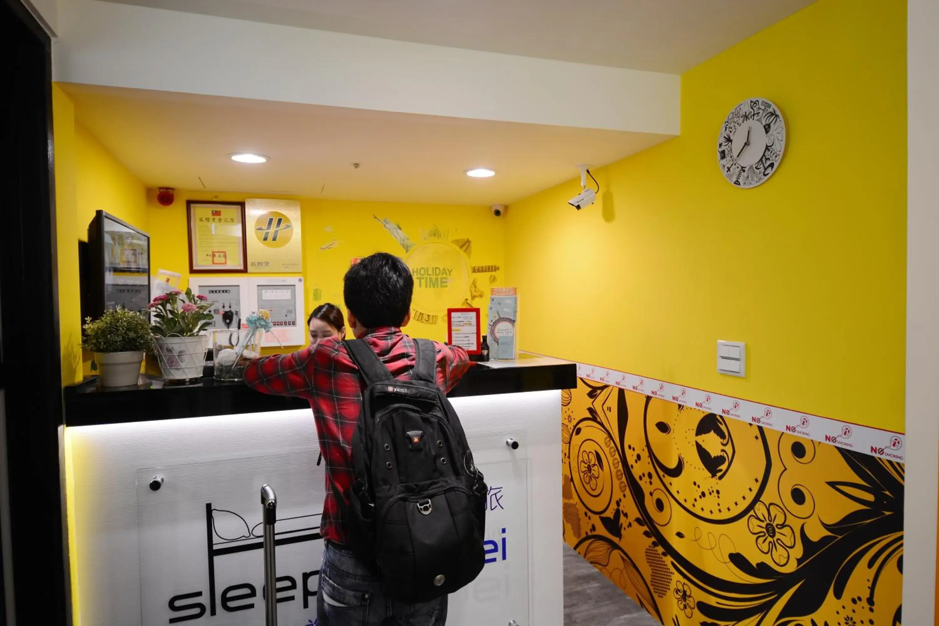 Staff in Sleep Taipei Hostel & Hotel