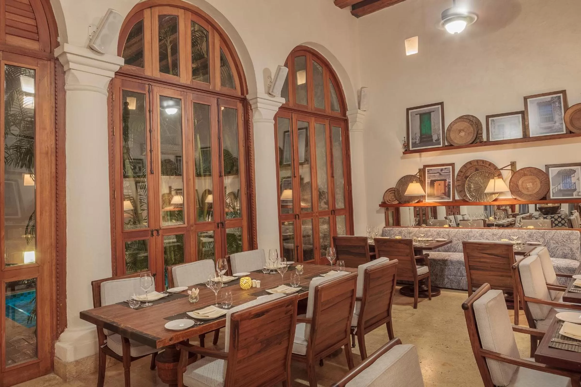 Restaurant/places to eat in Hotel Casa San Agustin