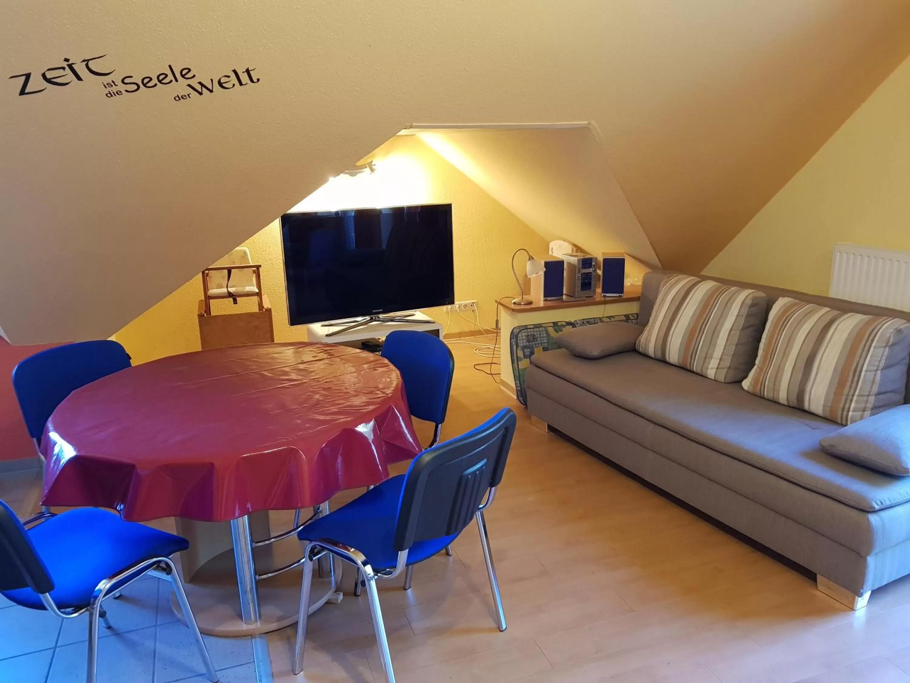 Living room in Ullas Gästehaus