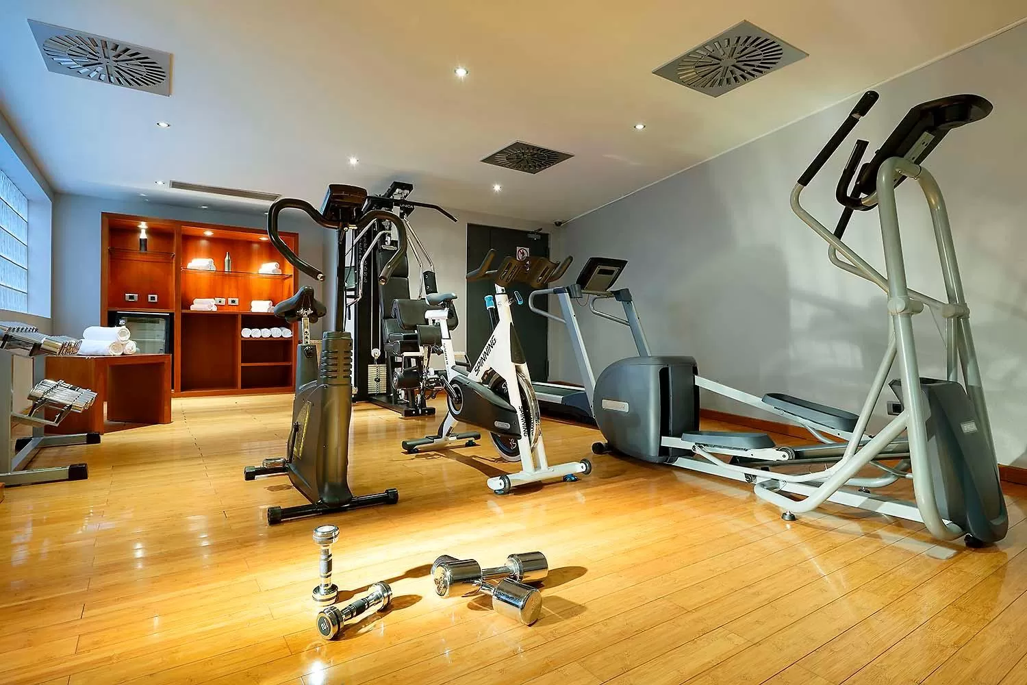 Fitness centre/facilities in Eurostars Lisboa Parque