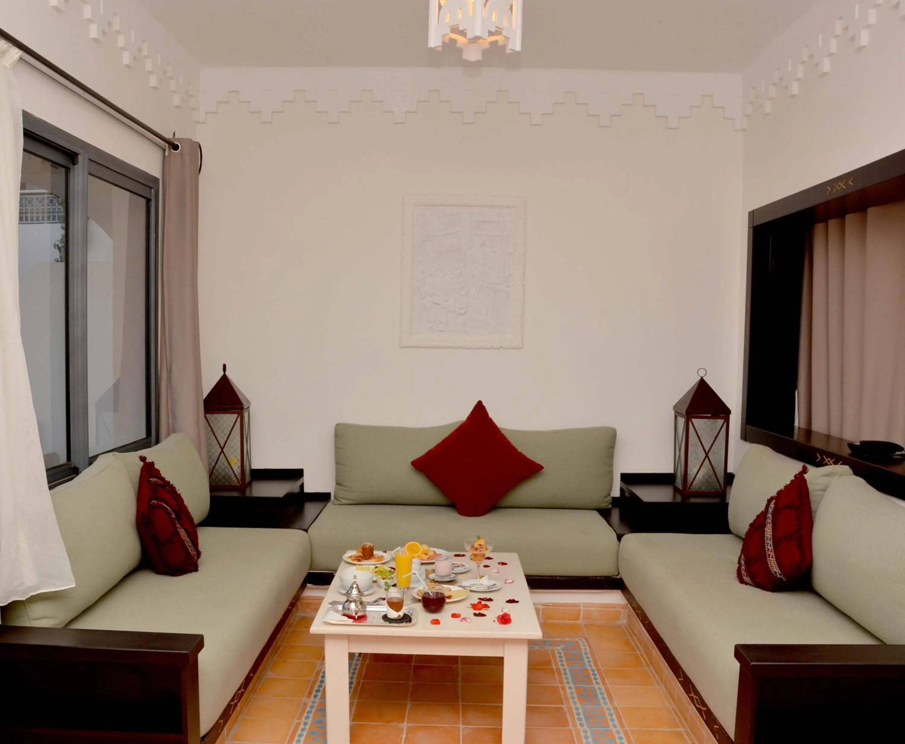 Living room in Borjs Hotel Suites & Spa