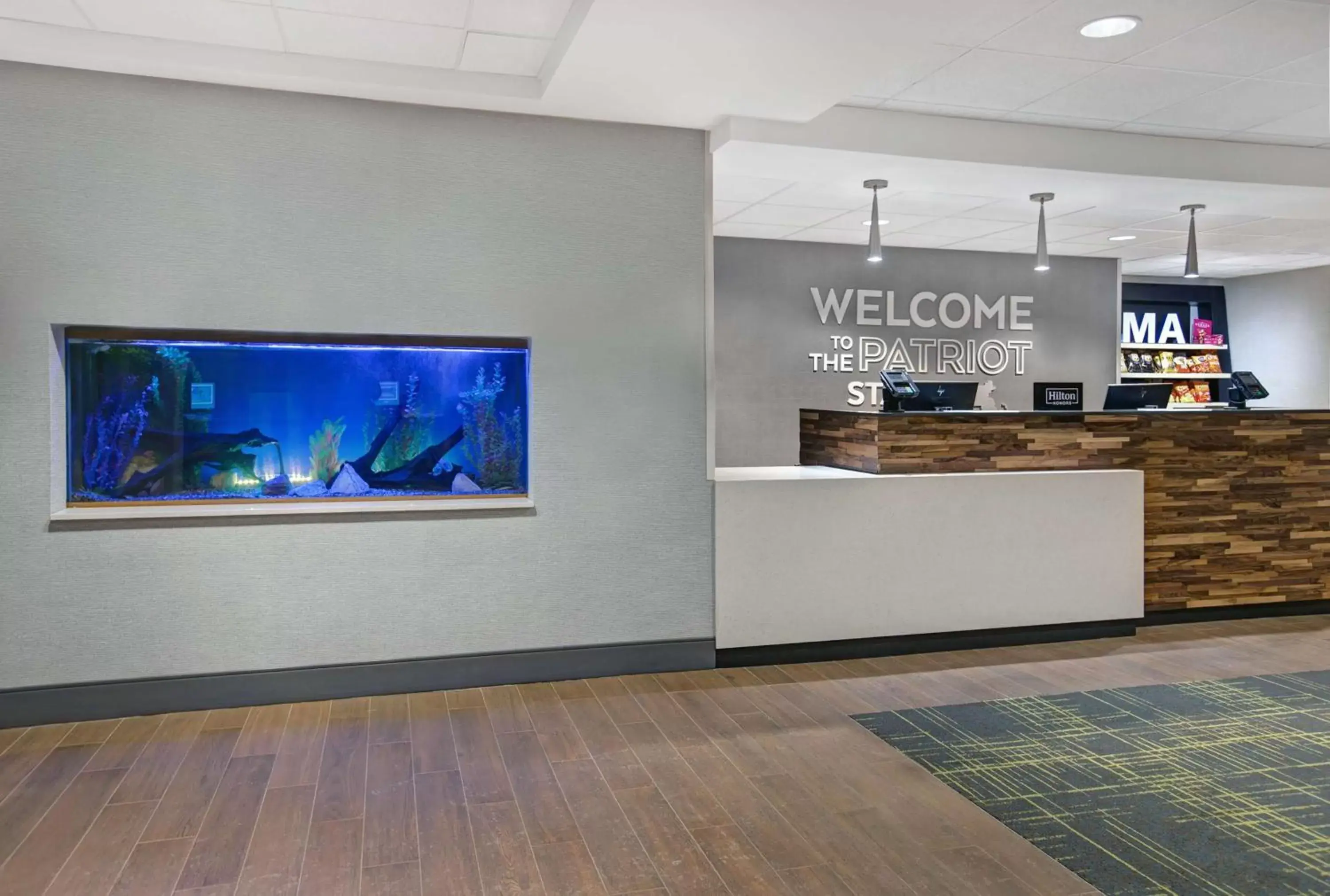 Lobby or reception in Hampton Inn Westfield Lobby or reception in Hampton Inn Westfield