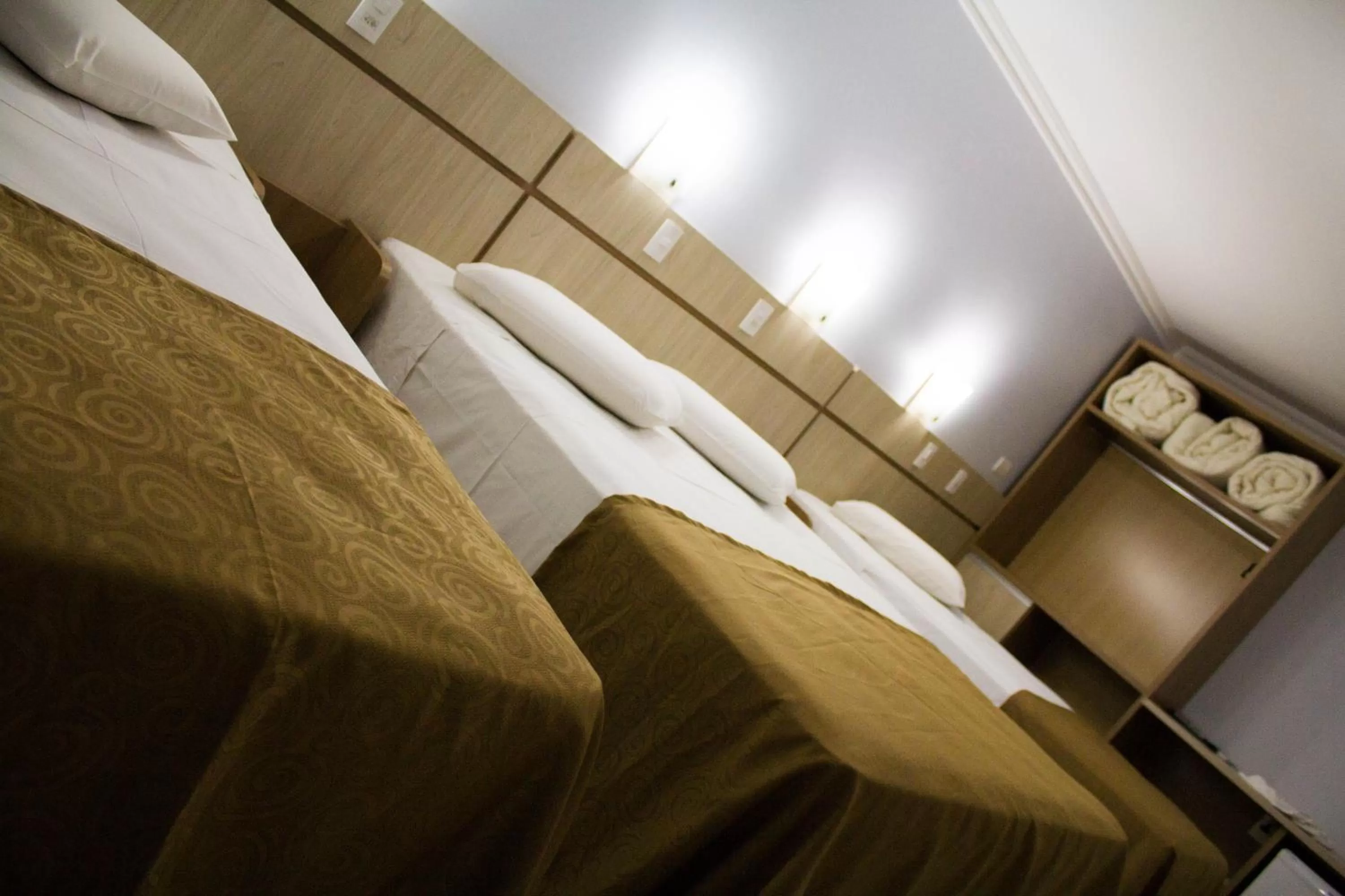 Bed in Hotel Baviera Iguassu