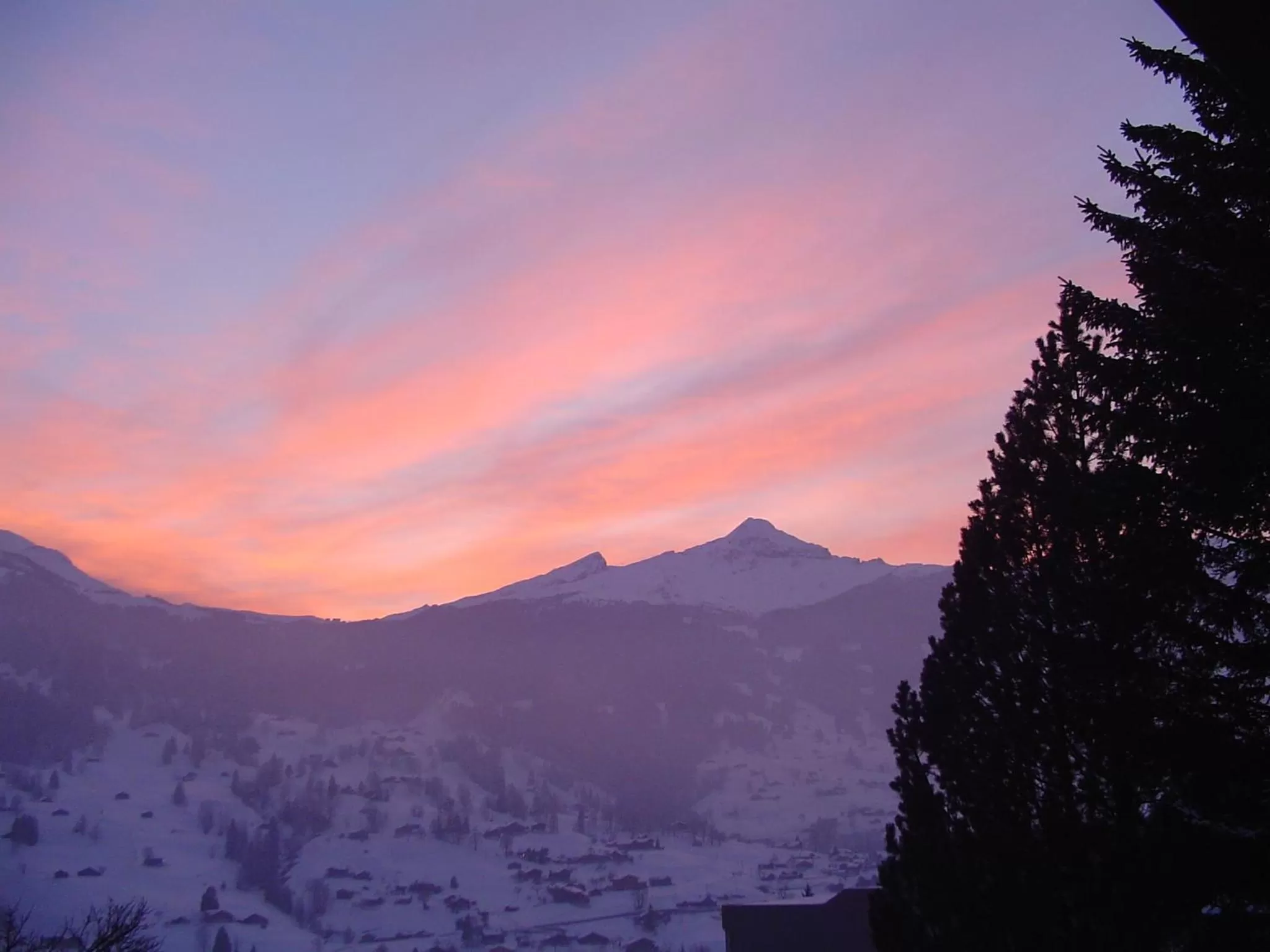 View (from property/room) in Hotel Tschuggen