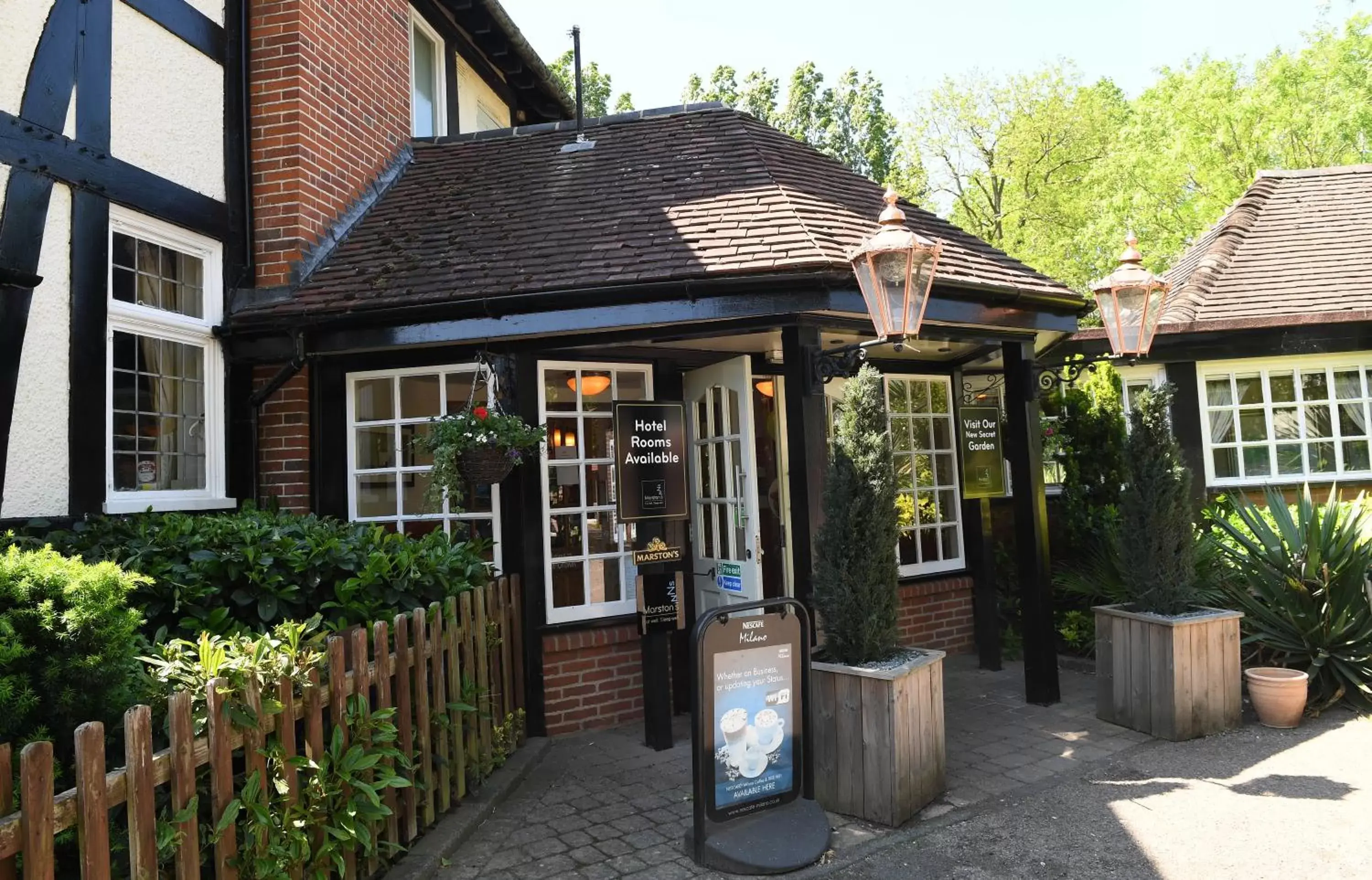 Facade/entrance in Crown, Droitwich by Marston's Inns