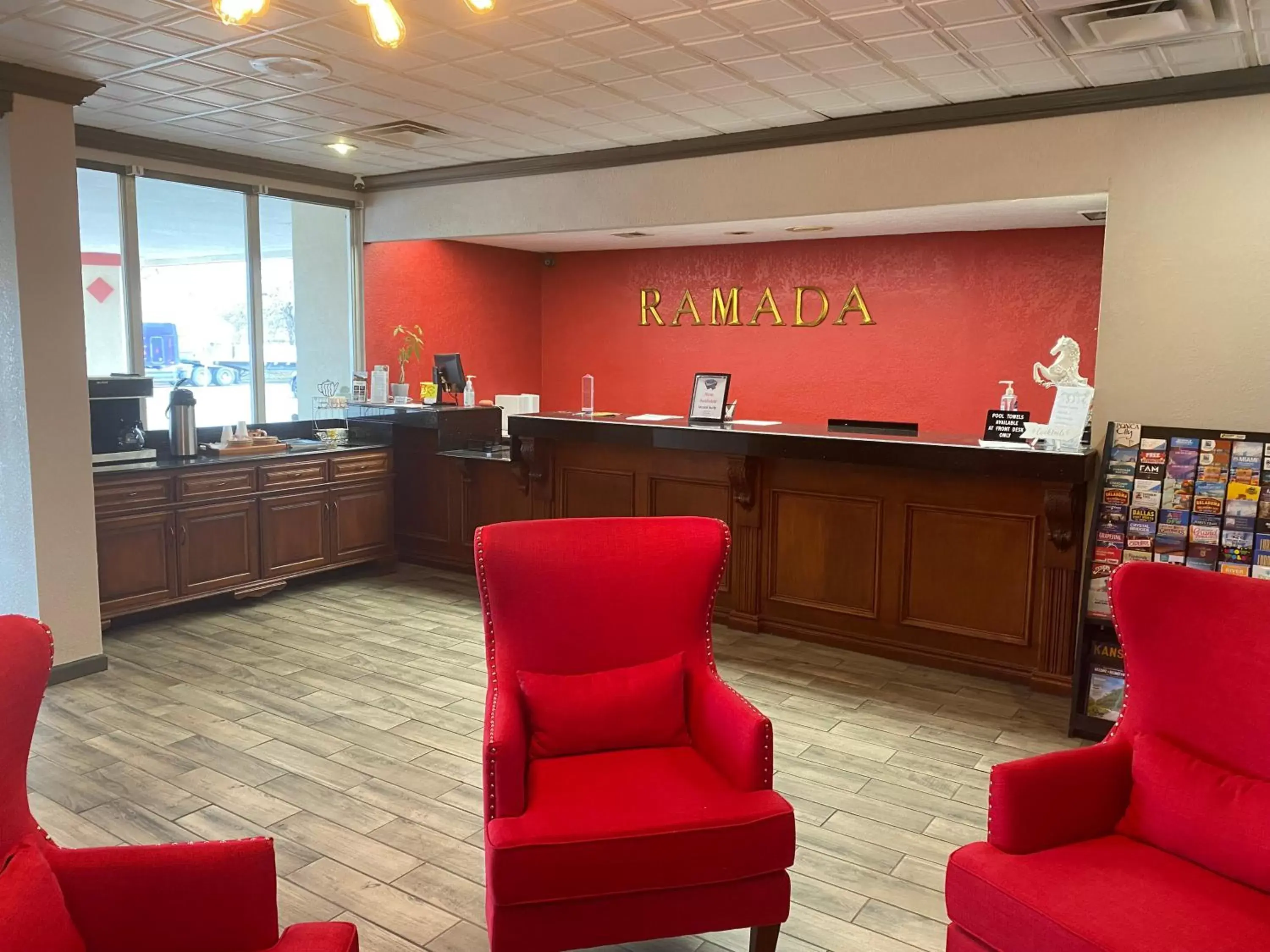 Lobby or reception in Ramada by Wyndham Enid Lobby or reception in Ramada by Wyndham Enid