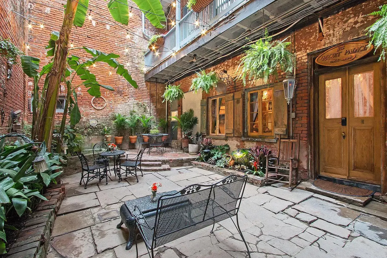 Patio in French Quarter Mansion