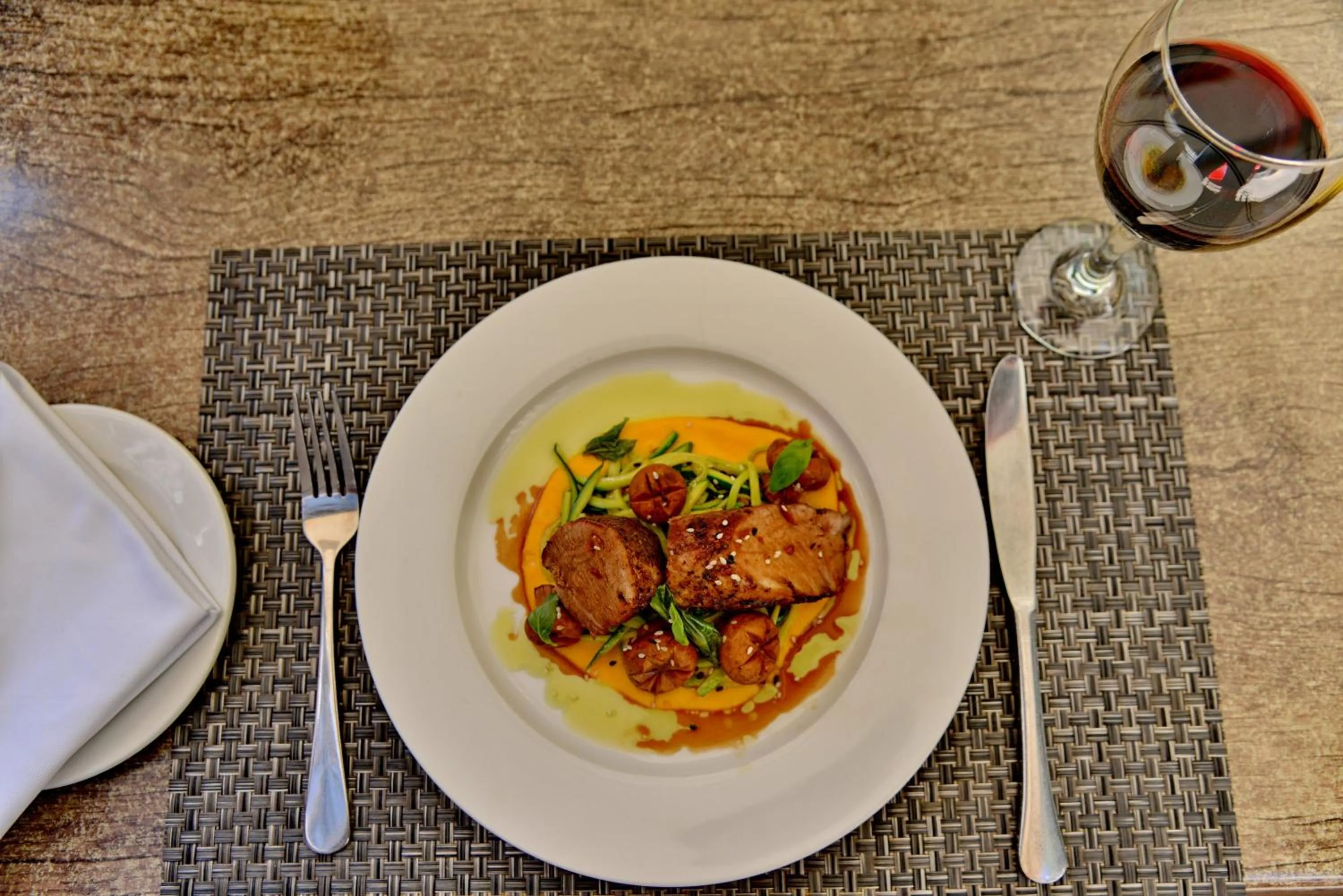 Food close-up in Fountains Hotel