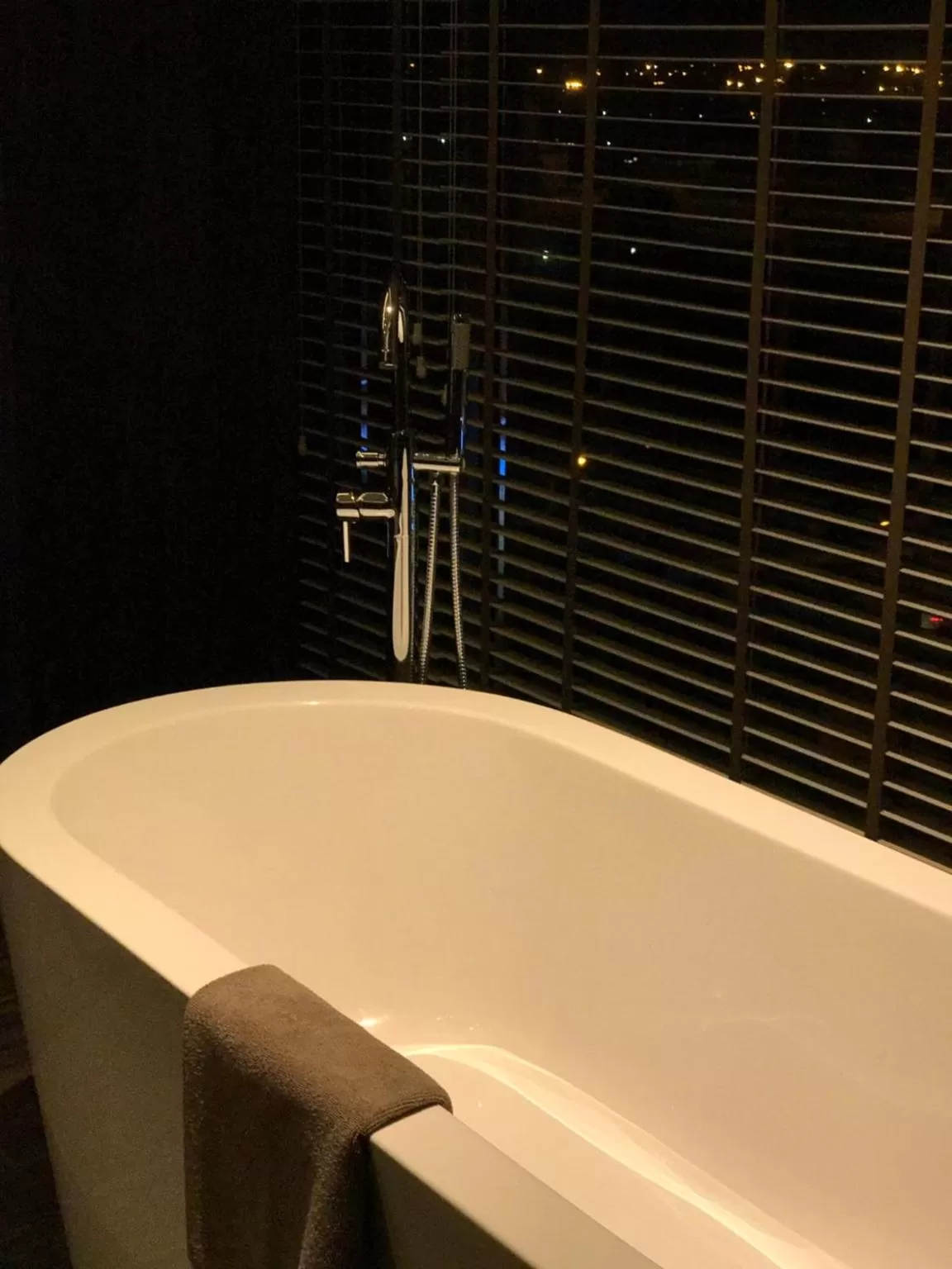 Bathroom in Roseate House New Delhi