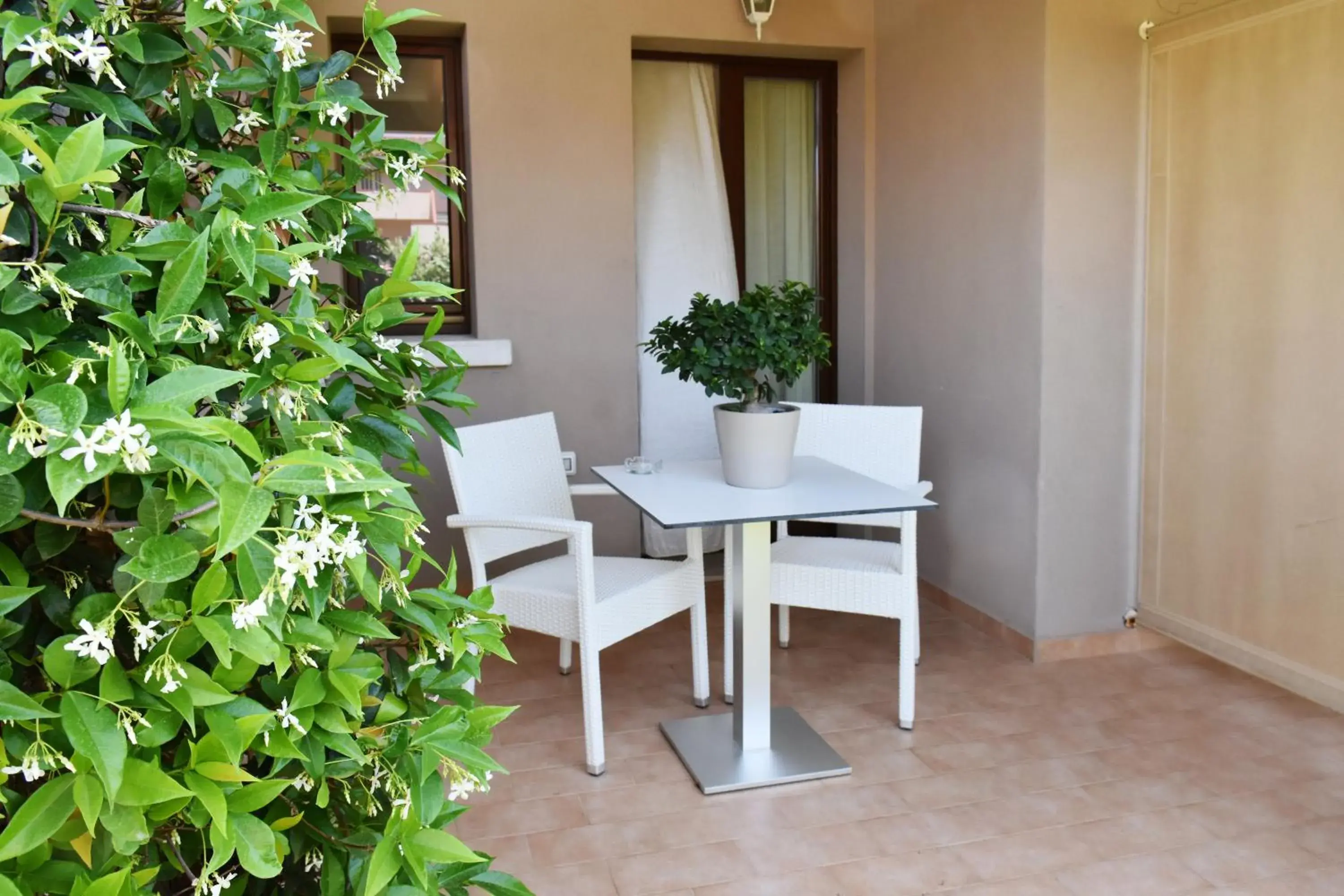 Patio, Dining Area in Xenia Hotel