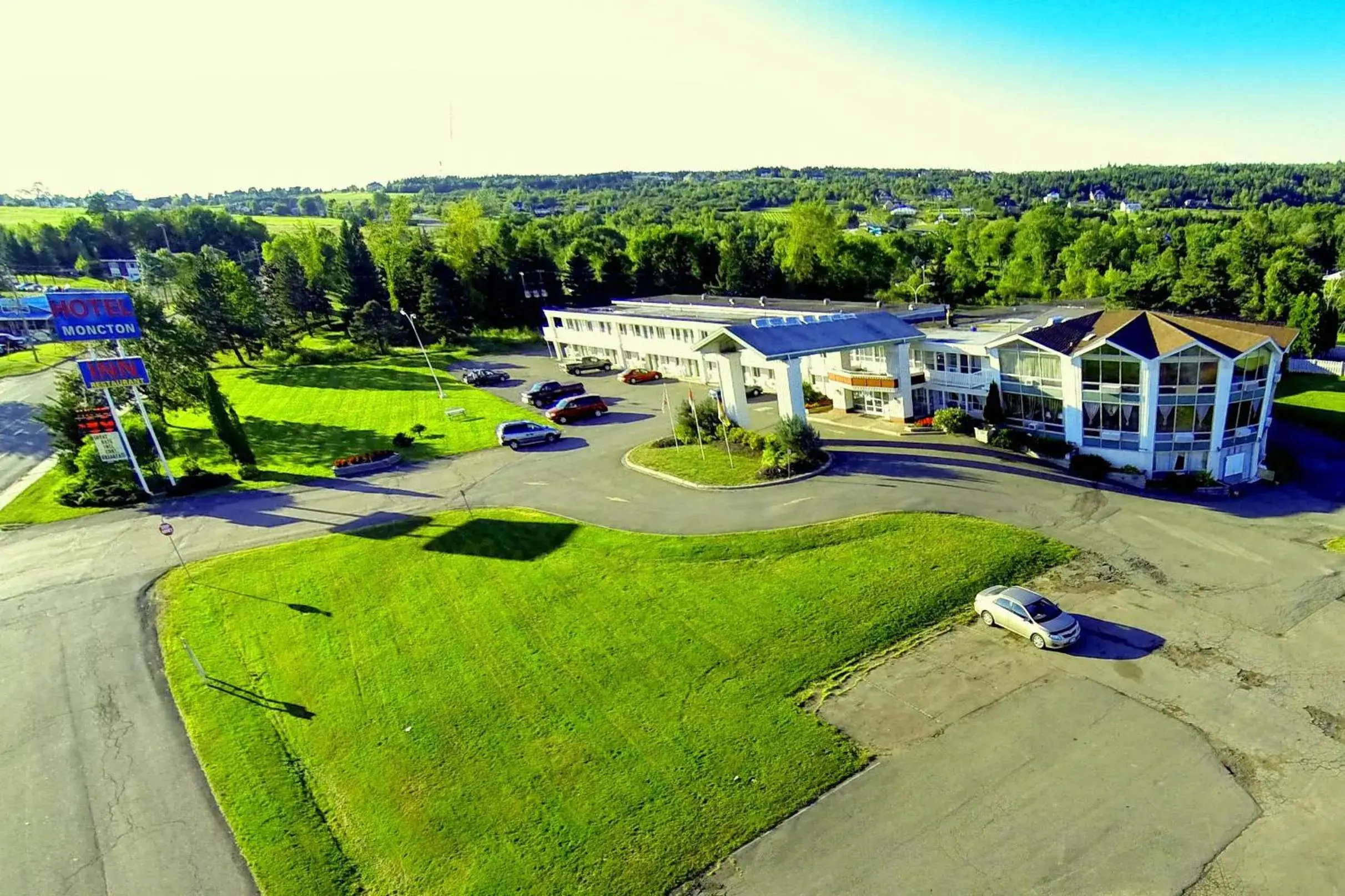 View (from property/room), Bird's-eye View in Hotel Moncton