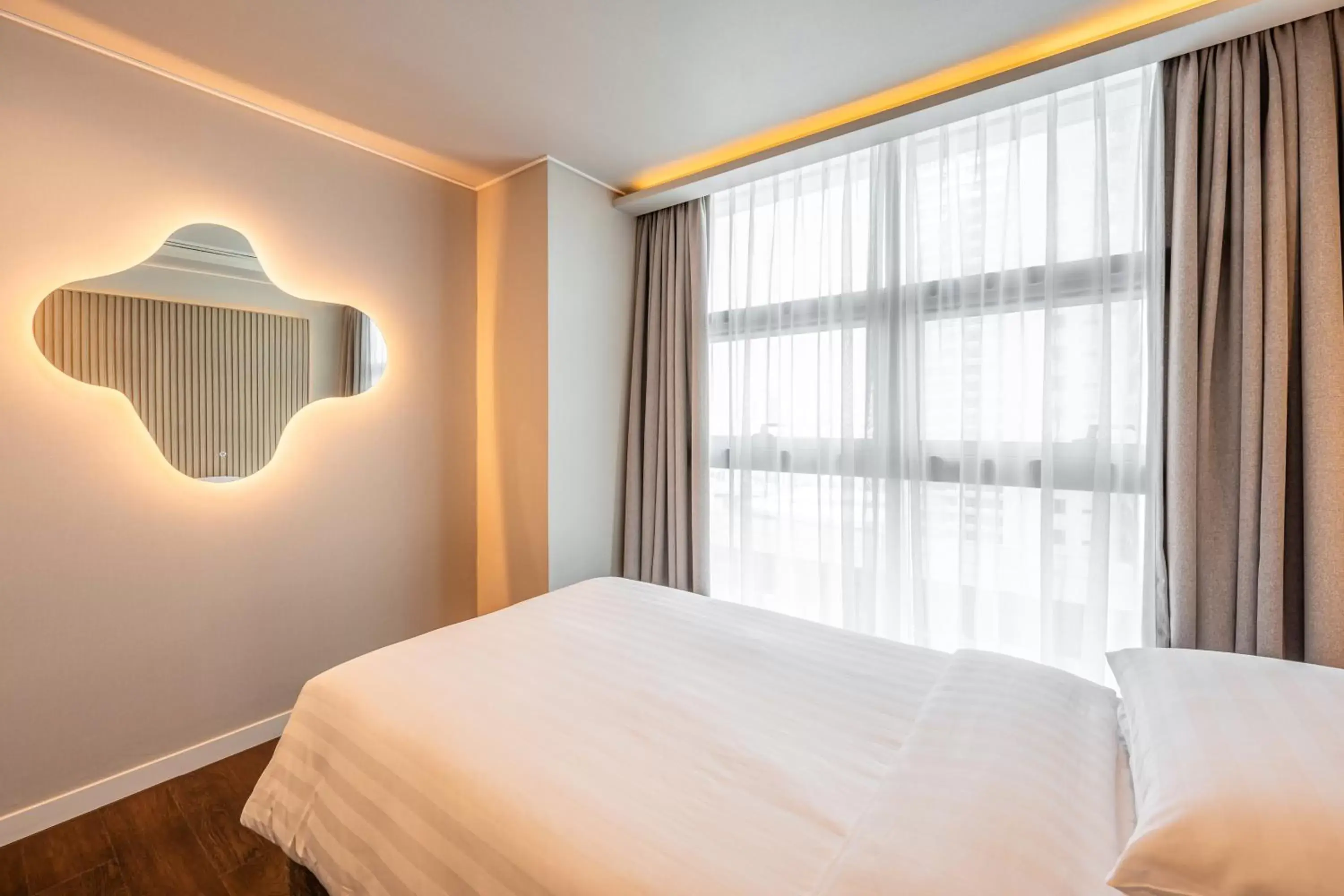 Bed in Haeundae Centum Hotel