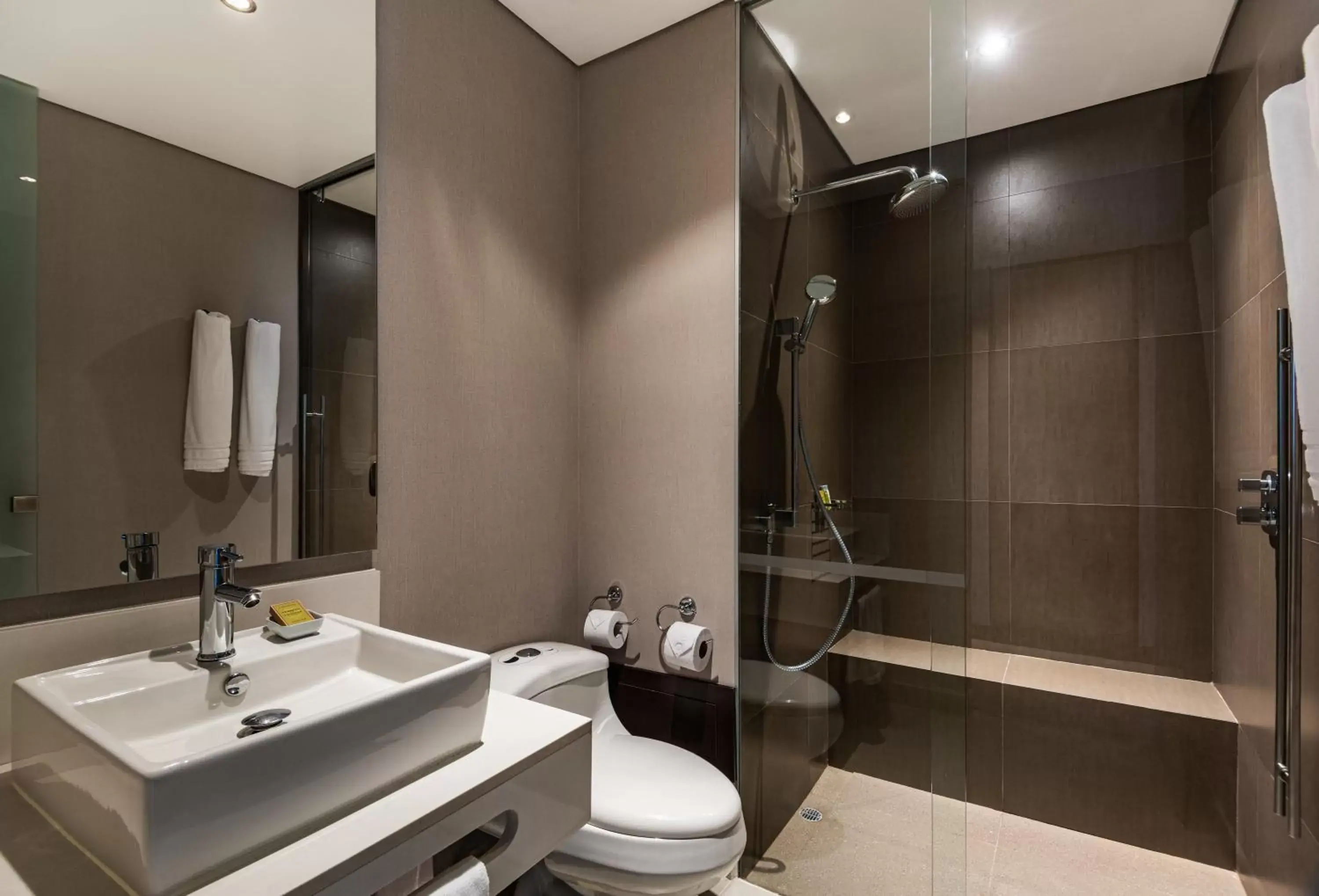 Shower, Bathroom in Hilton DoubleTree Bogotá Salitre AR
