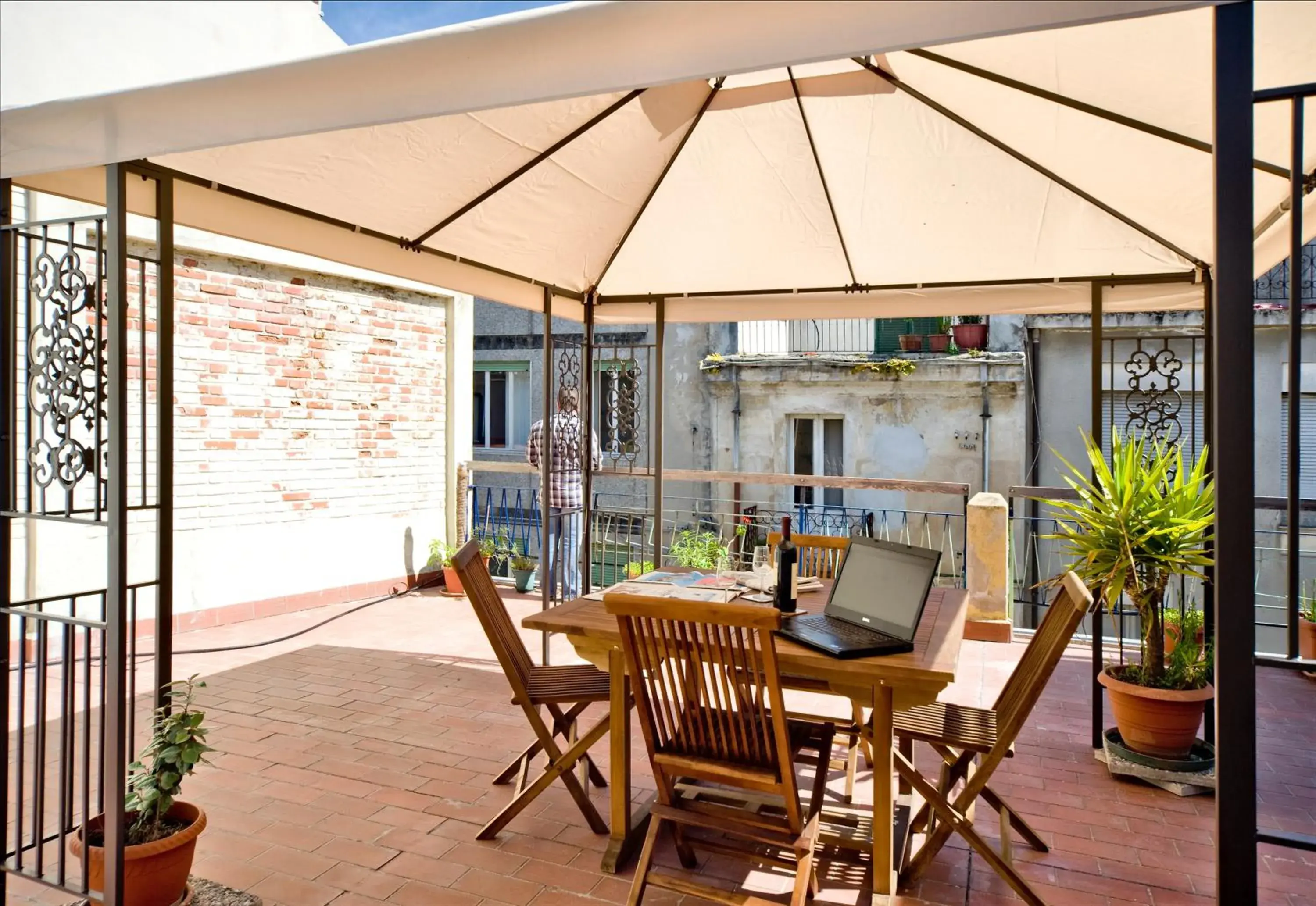 Balcony/Terrace in Silvia e Paolo