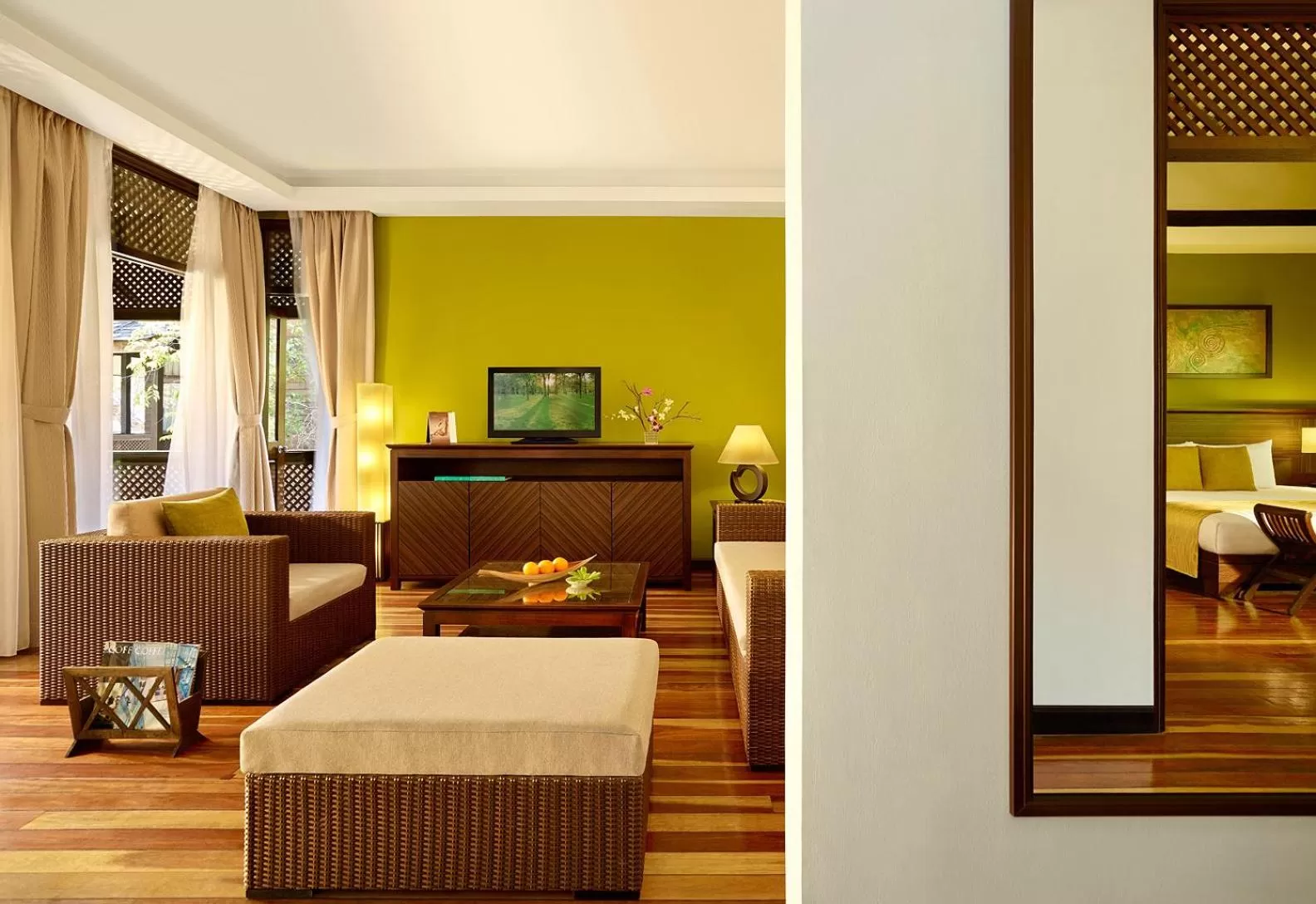 Living room, Bed in Rebak Island Resort & Marina, Langkawi 大自然 野生动物与美食爱好者的天堂