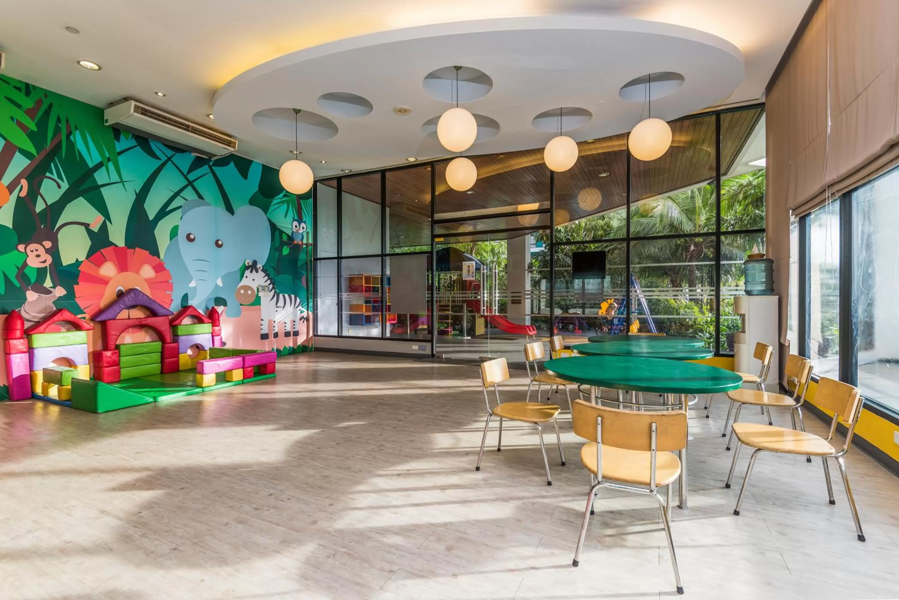 Children play ground in Chatrium Sathon Bangkok